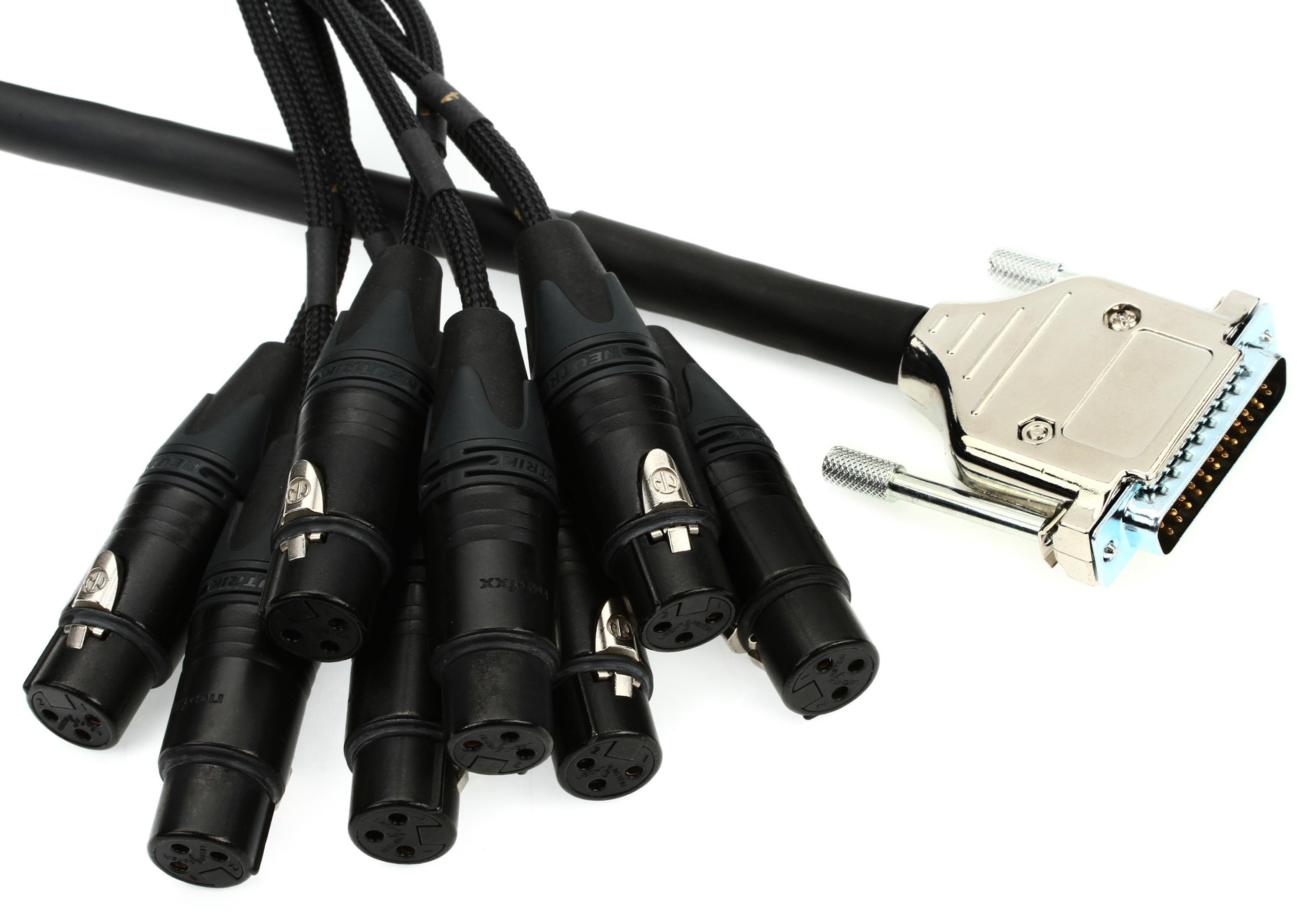 Mogami Gold DB25-XLRF 8-channel Analog Interface Cable - 15