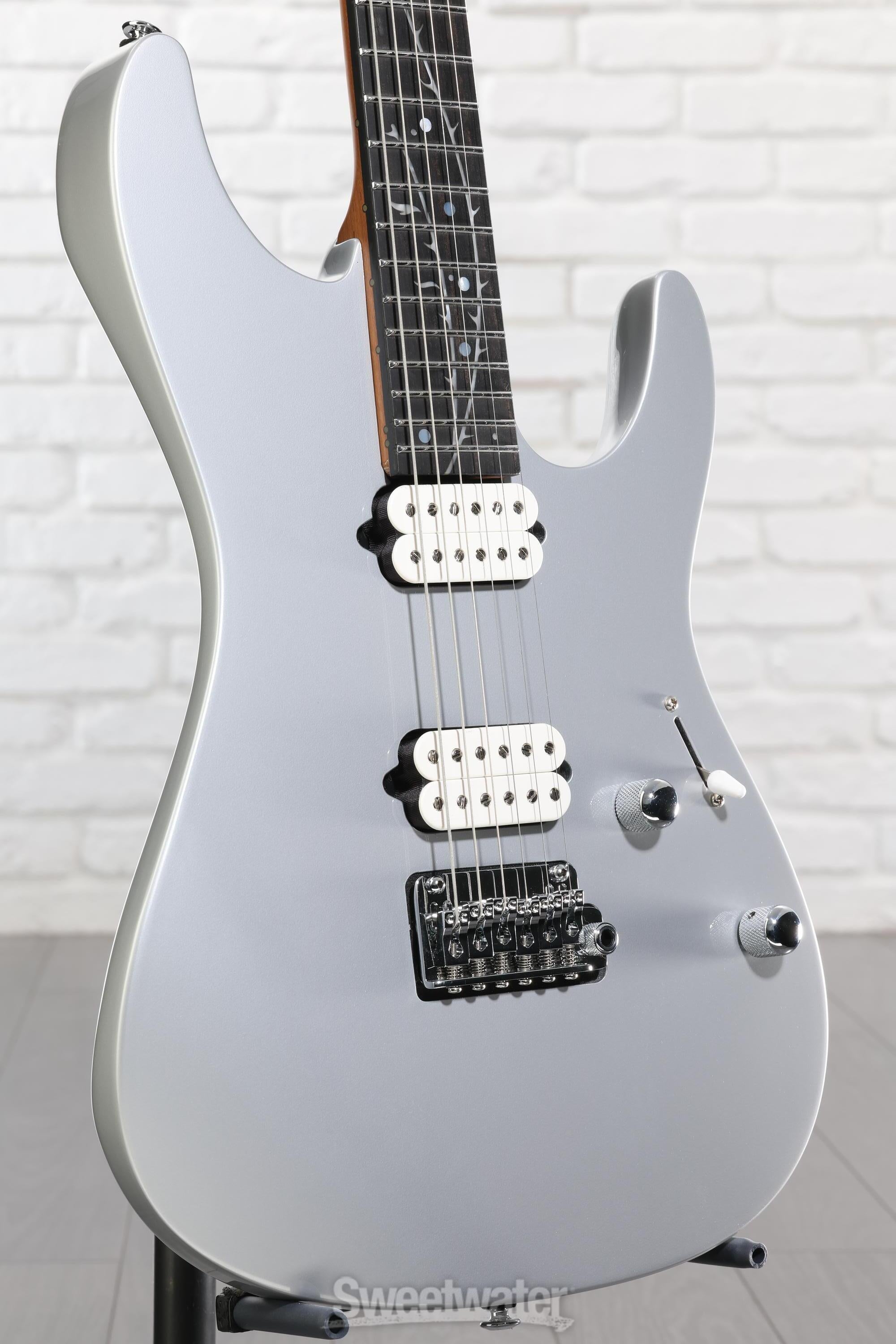 Ibanez TOD10 Tim Henson Signature Electric Guitar - Classic Silver