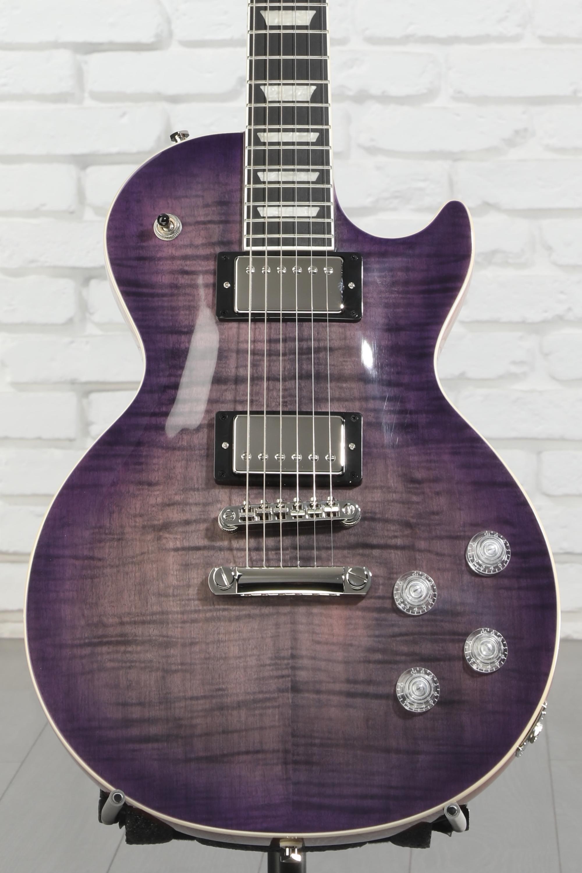 Epiphone Les Paul Modern Figured Electric Guitar - Purple Burst