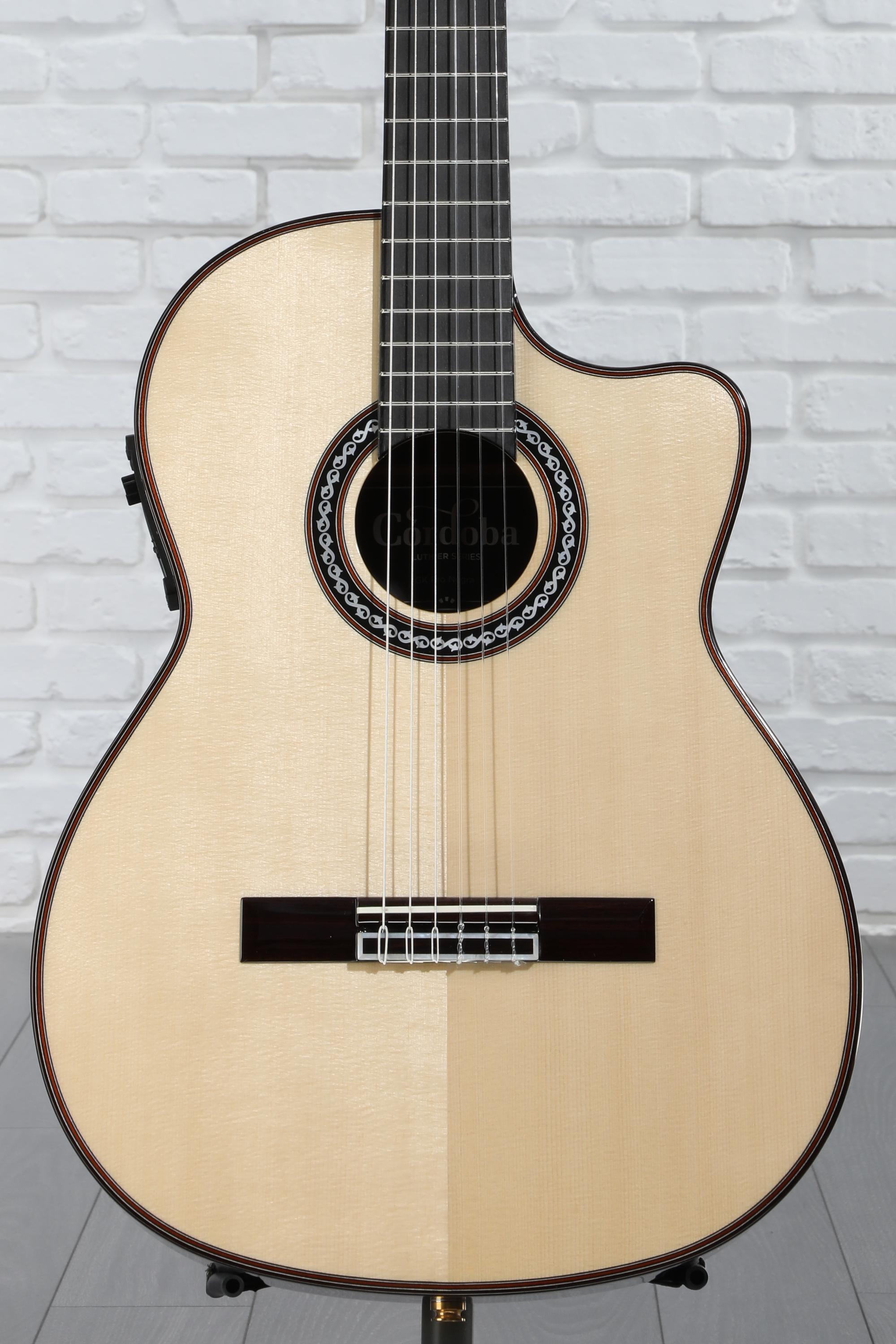 ギター Cordoba GK Pro Negra Cordoba GK Pro Negra Nylon String Acoustic-Electric Guitar