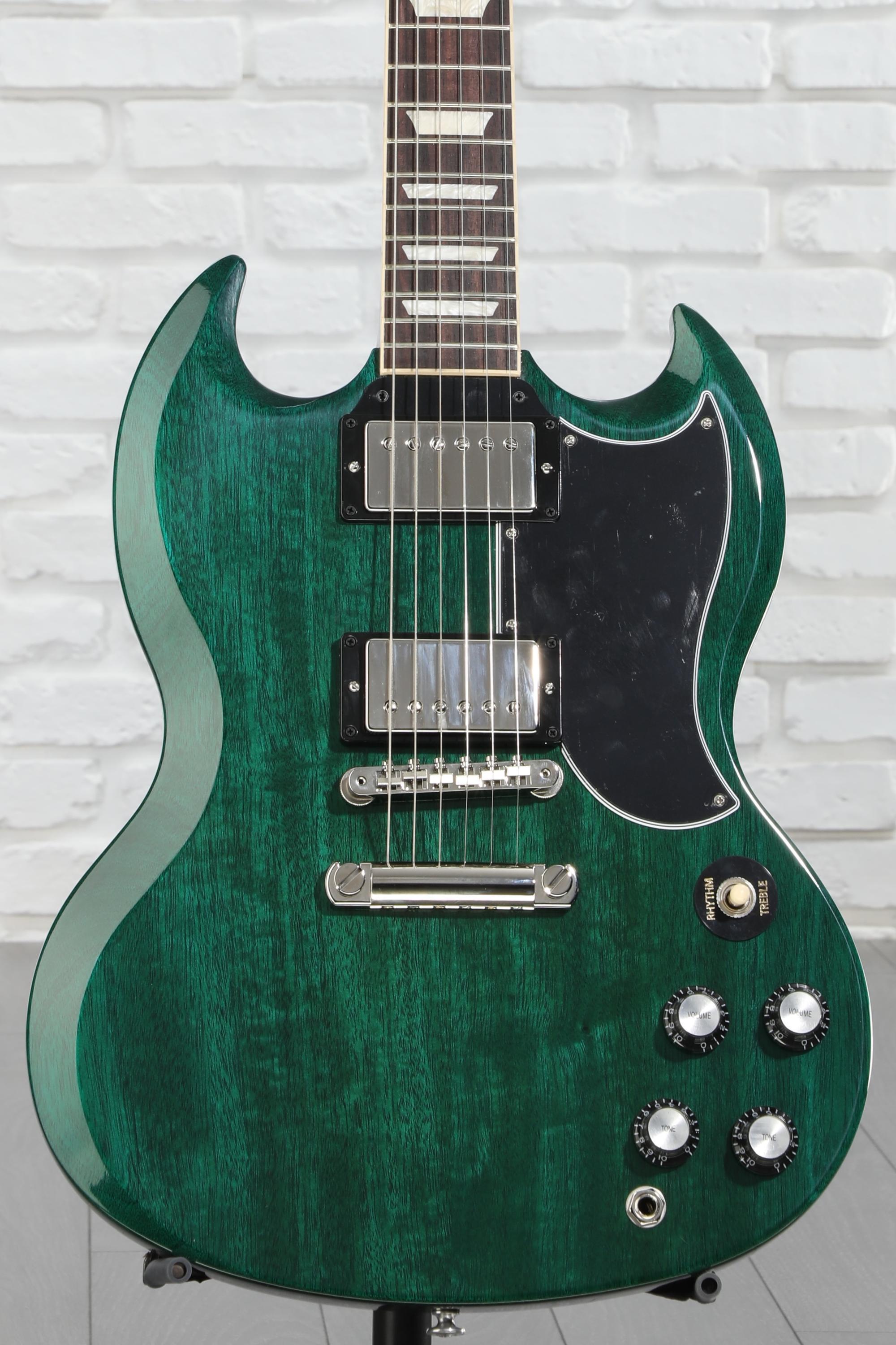 ギター Gibson SG Standard '61 Translucent Teal Gibson The Classic SG For Every Generation, Now in Custom Colors