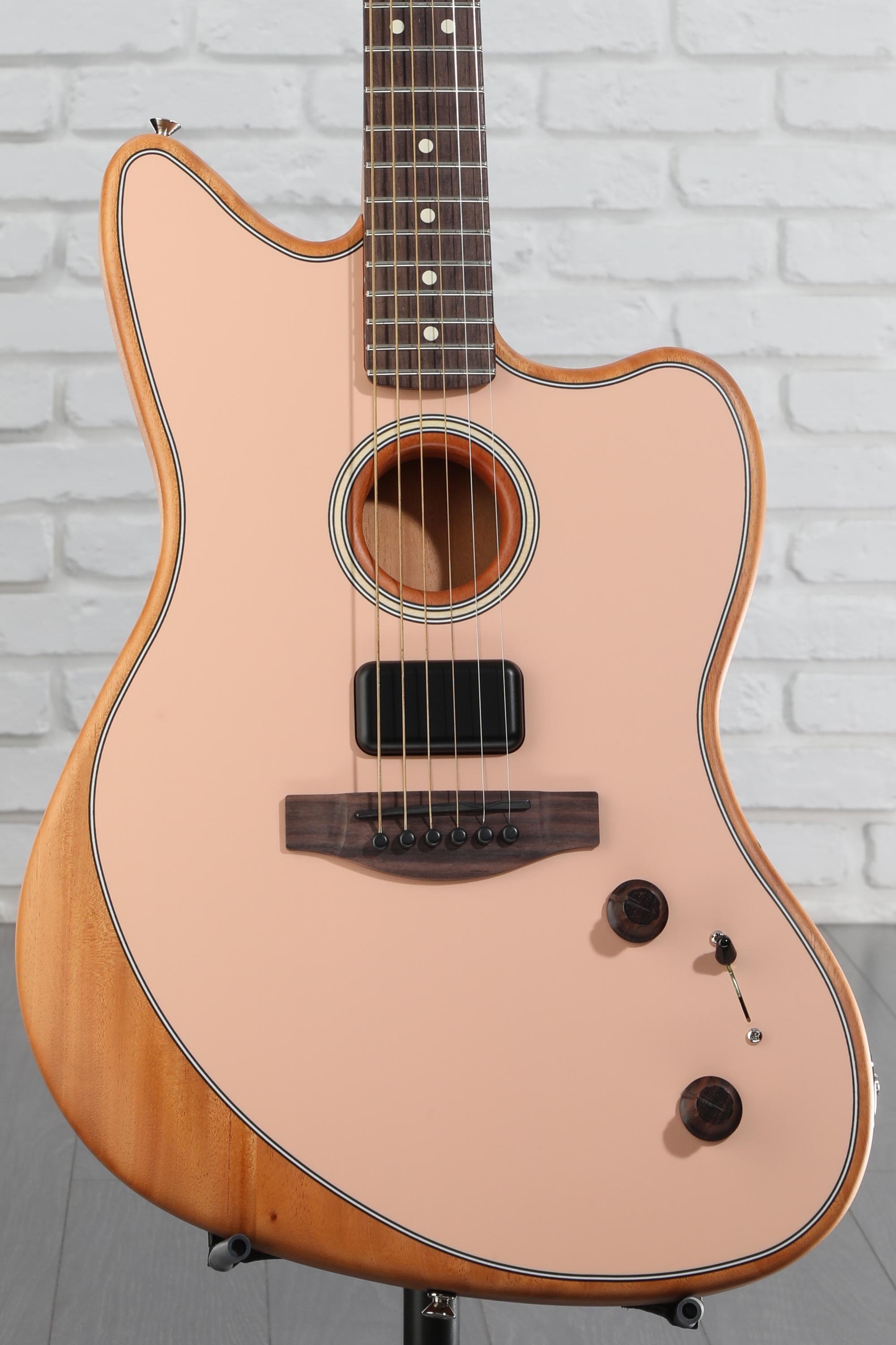 Amazon.com: Fender Acoustasonic Player Jazzmaster Acoustic