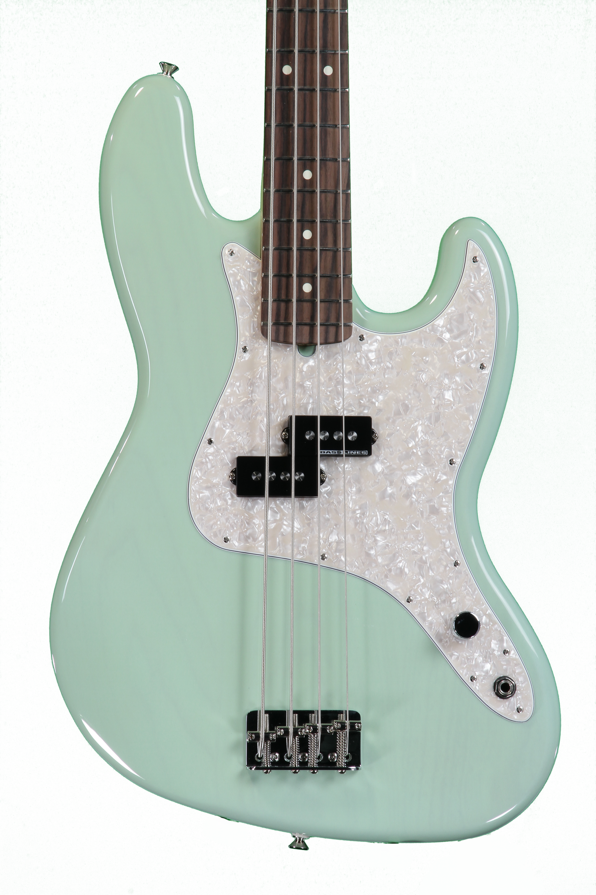 Fender Mark Hoppus Jazz Bass - Surf Green Transparent | Sweetwater