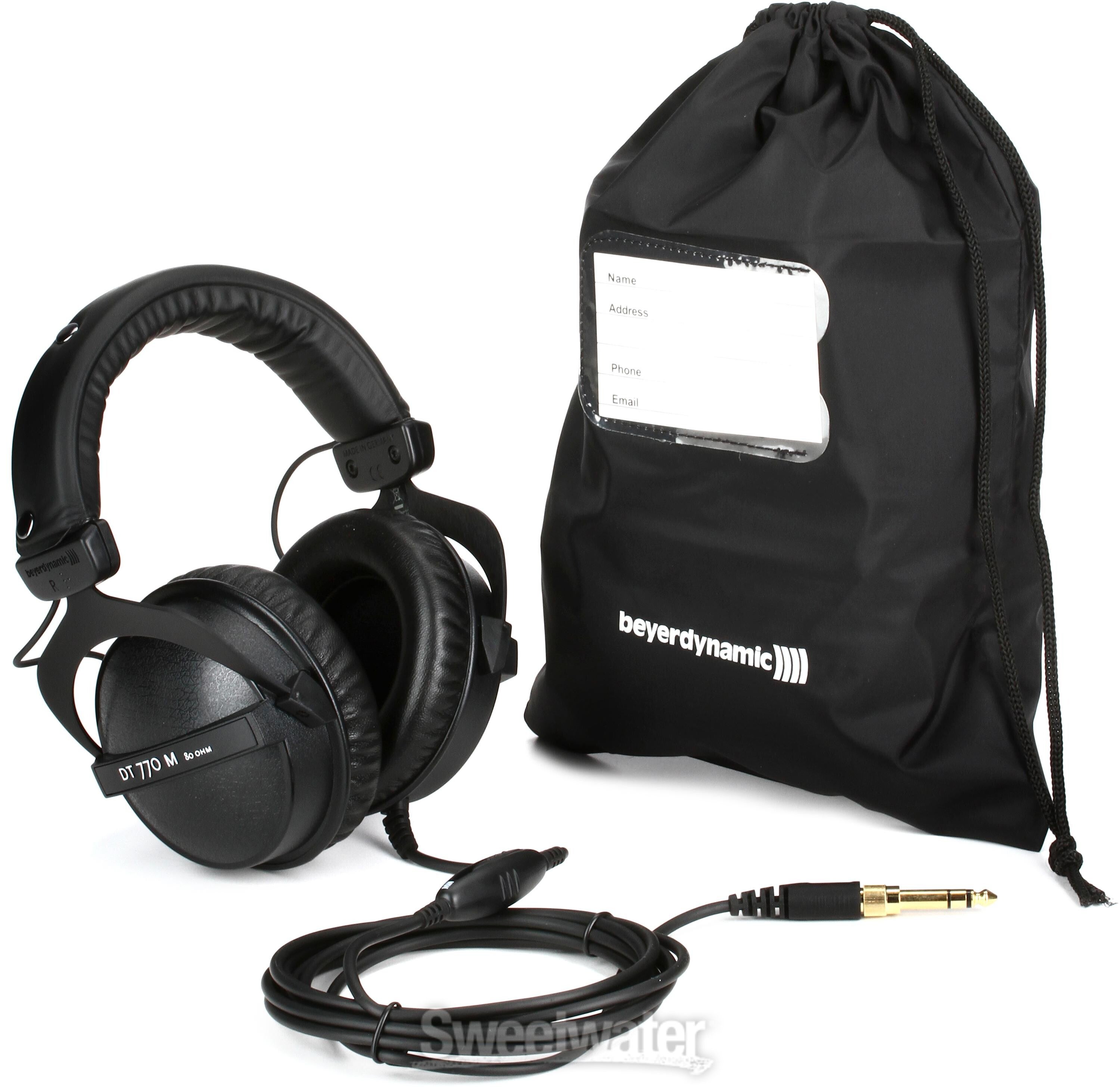 Beyerdynamic DT 770 M 80 ohm Closed back Isolating Monitor Headphones