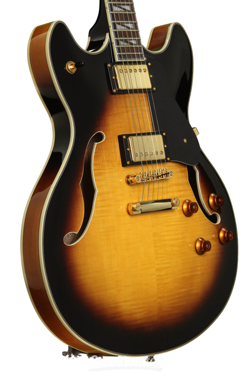 Washburn HB35 Semi-hollowbody - Tobacco Sunburst | Sweetwater Washburn HB35 Semi-hollowbody - Tobacco Sunburst | Sweetwater