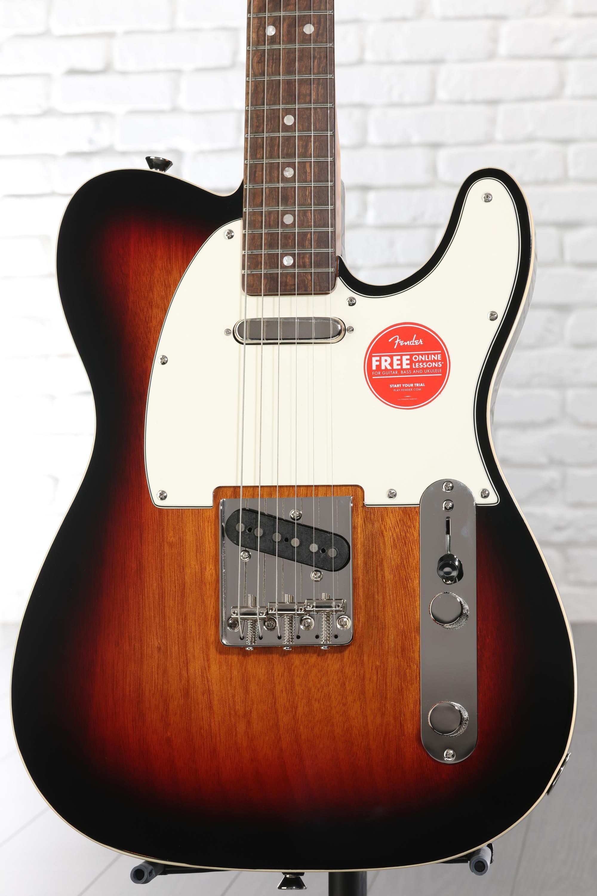 ギター Squier Telecaster Classic Vibe Mod Squier Classic Vibe 60's Telecaster Custom - 3-Tone Sunburst