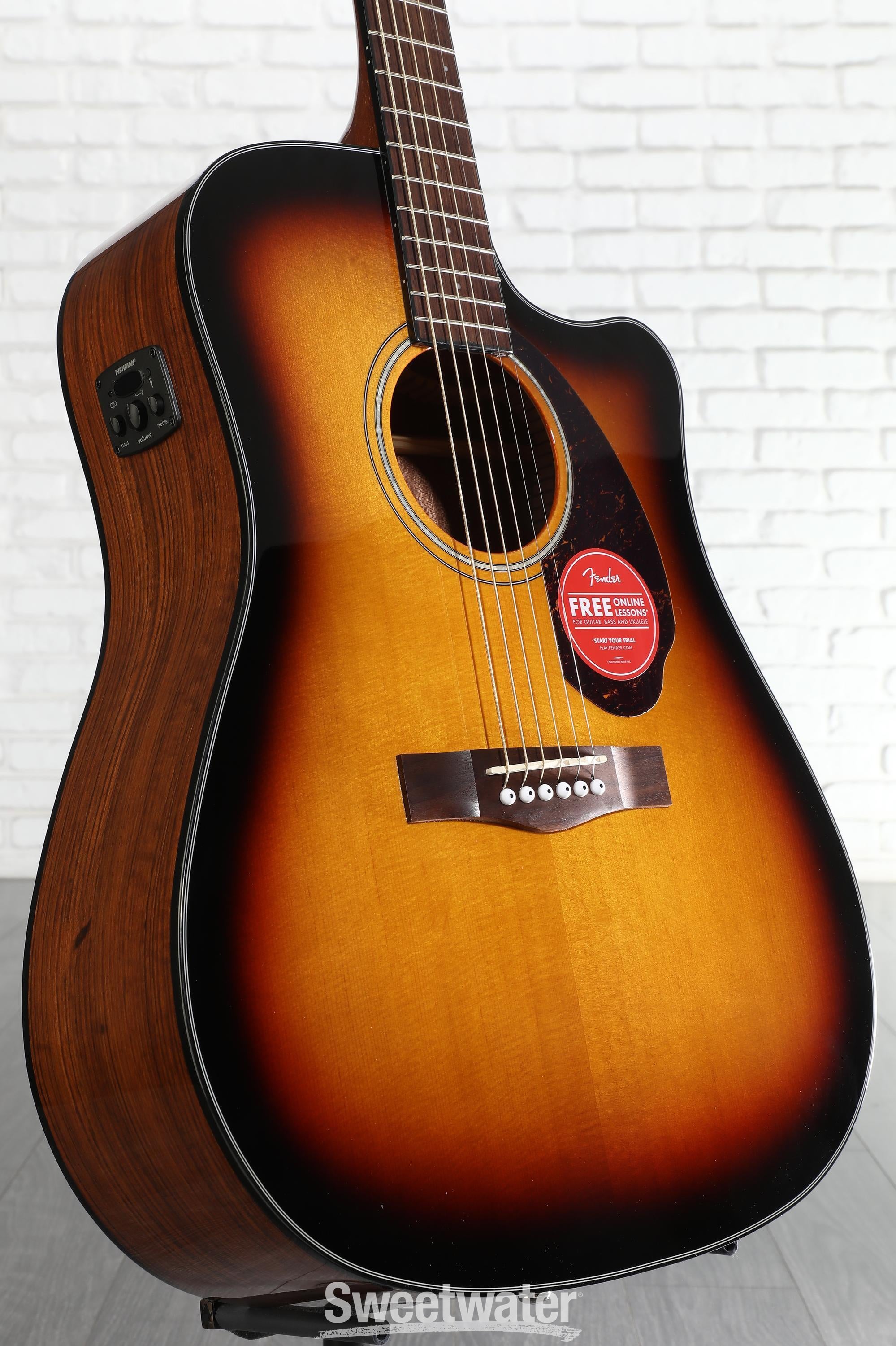 Photo of Fender CD-140SCE Dreadnought Acoustic-Electric Guitar - Sunburst