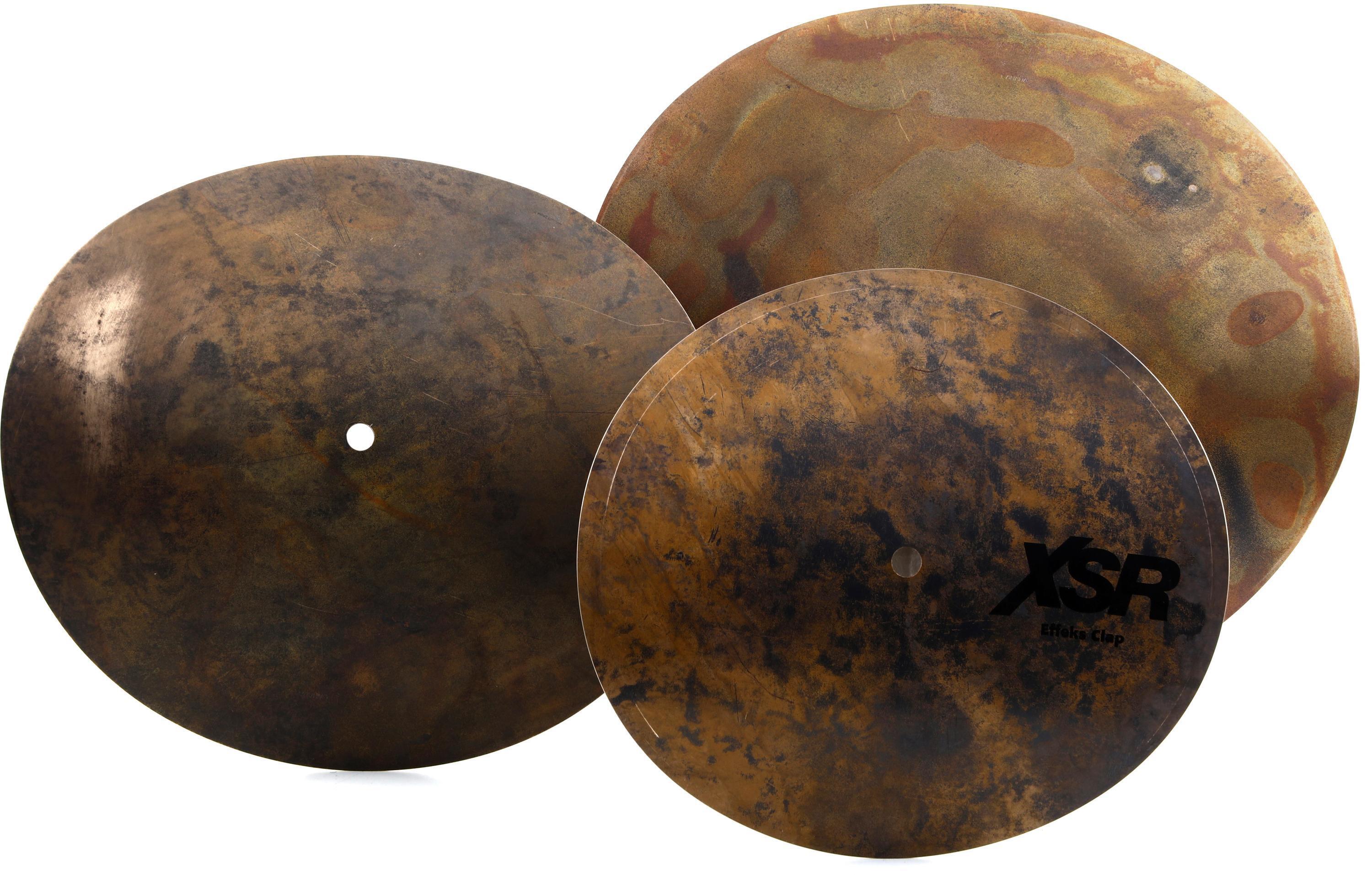 Sabian XSR Effeks Clap Cymbal Stack- 11/13/15 inches, Raw Finish