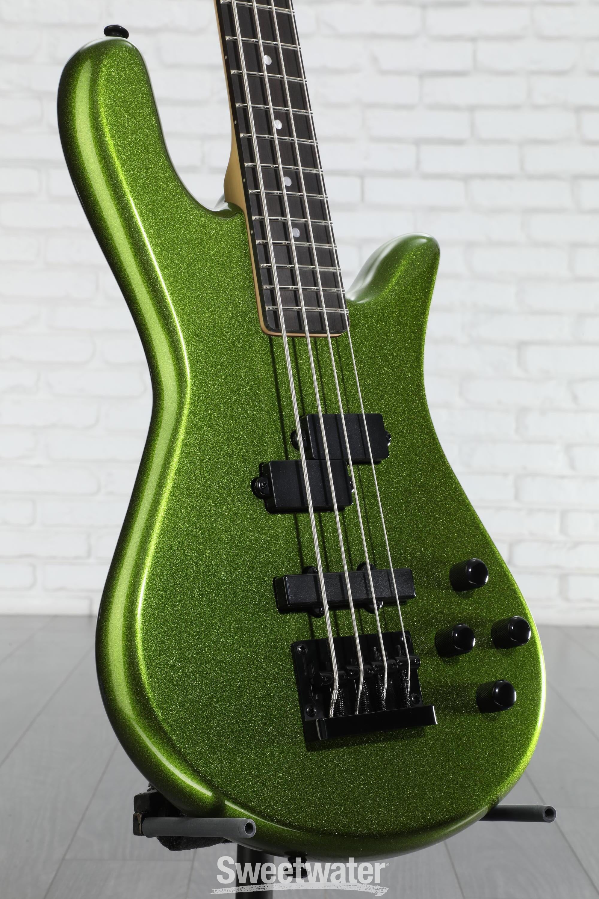 Spector Performer 4 Bass Guitar - Metallic Green | Sweetwater