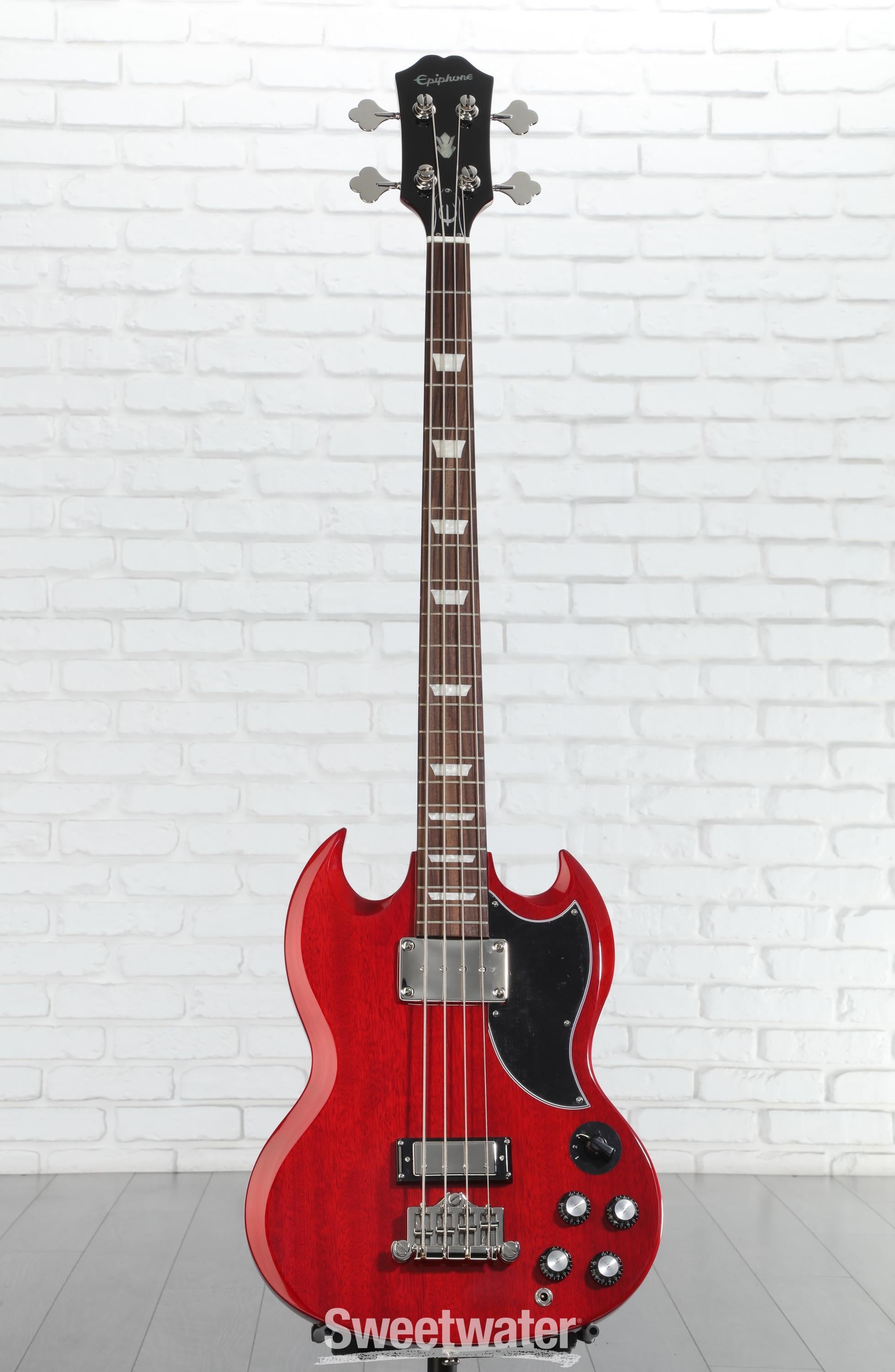 Epiphone EB-3 Bass Guitar - Cherry | Sweetwater