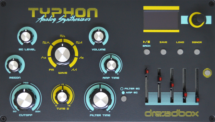 Dreadbox Typhon Desktop Monophonic Analog Synthesizer | Sweetwater