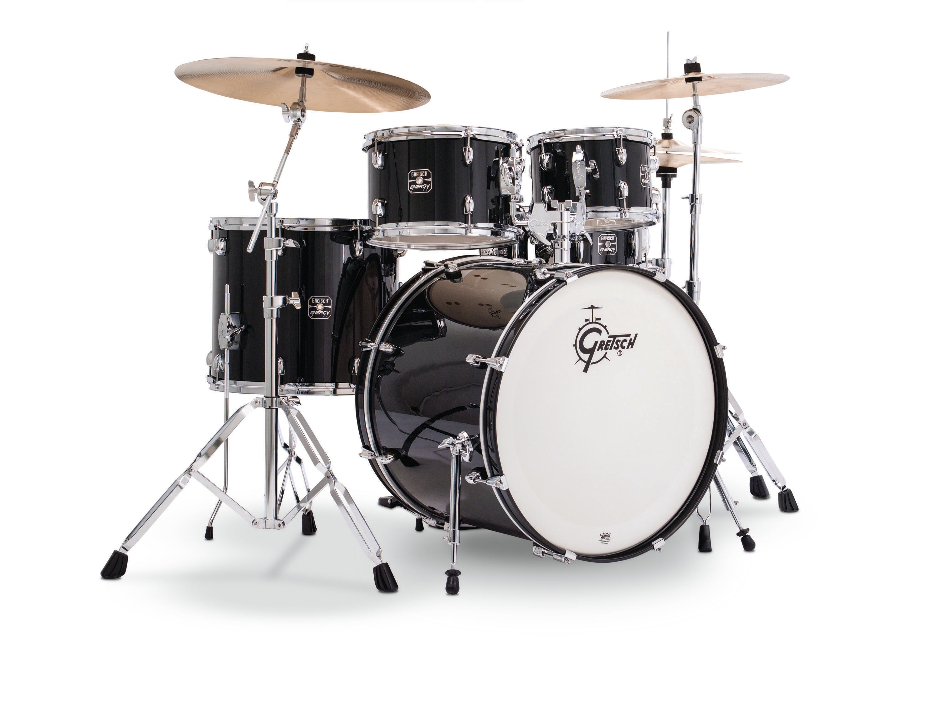 Gretsch Drums Energy 5-Piece Kit with Cymbals & Hardware - Black