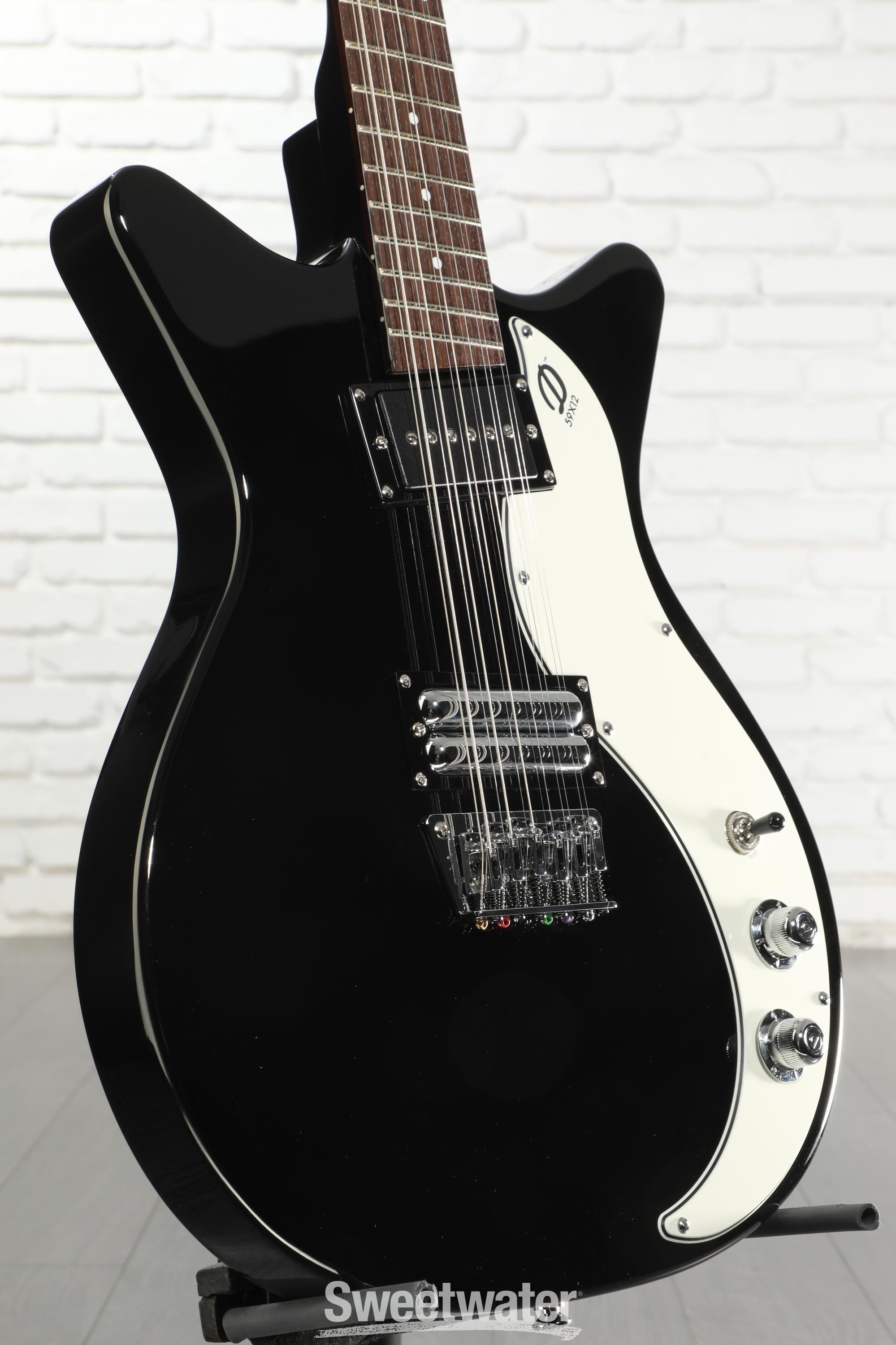Danelectro 59X12 12-string Electric Guitar - Black | Sweetwater