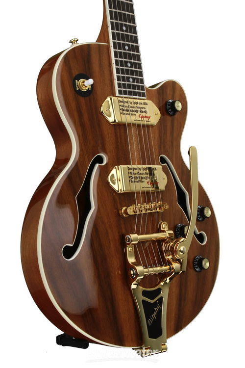 Epiphone Wildkat Koa with Bigsby - Natural Reviews | Sweetwater Epiphone Wildkat Koa with Bigsby - Natural Reviews | Sweetwater