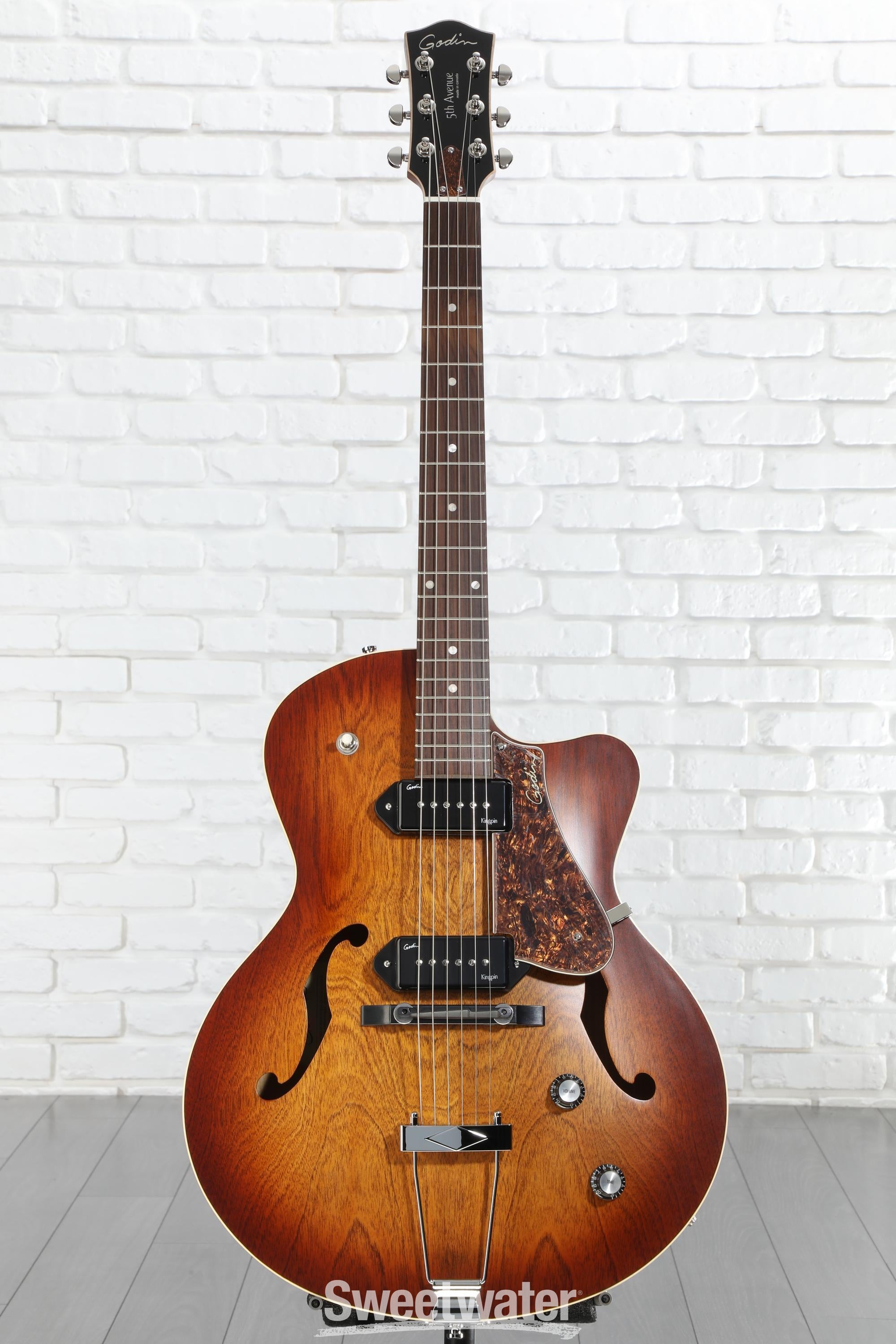 Godin 5th Avenue CW Kingpin II P90 Hollowbody Electric Guitar