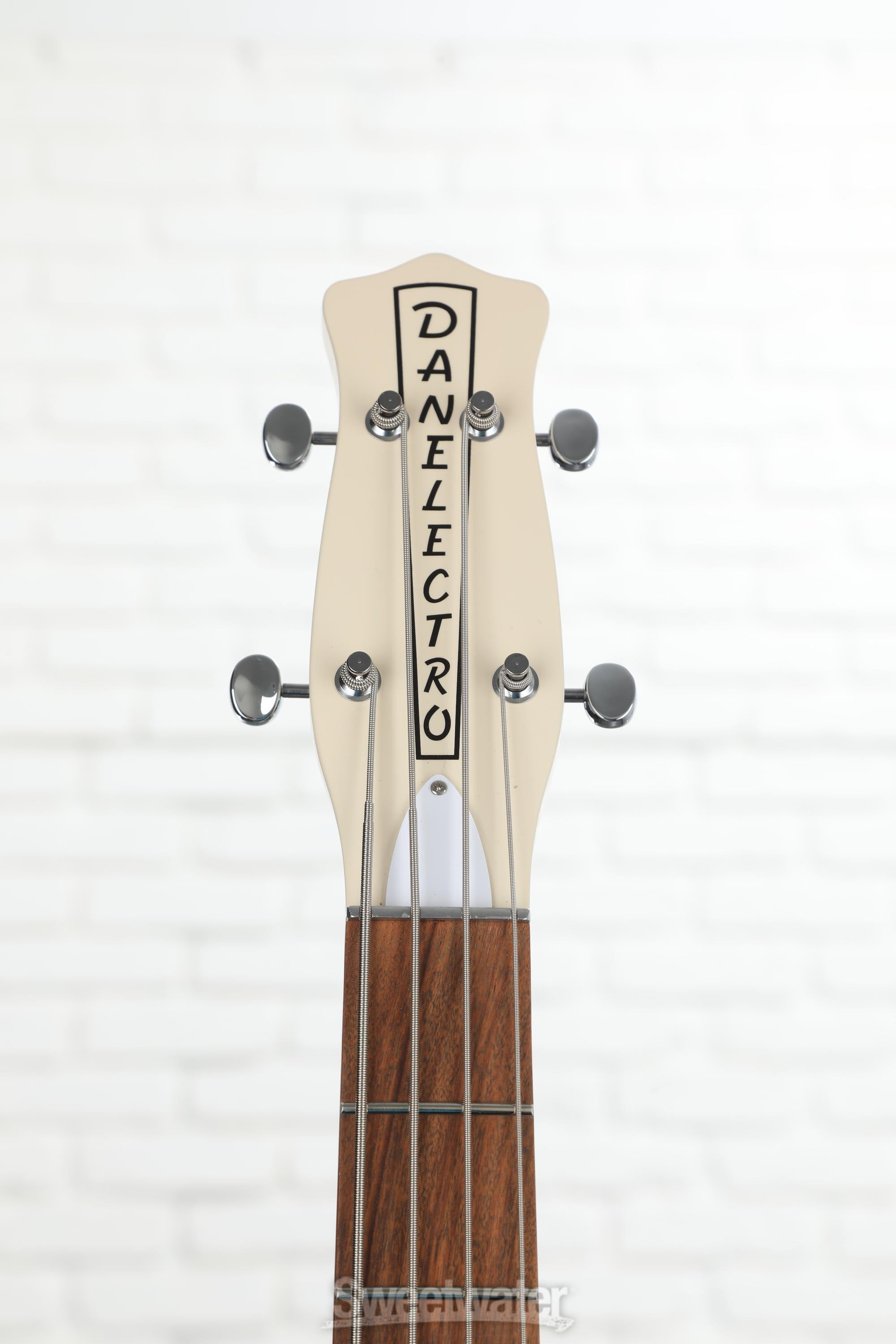 Danelectro '59DC Short Scale Bass Guitar - Vintage Cream | Sweetwater