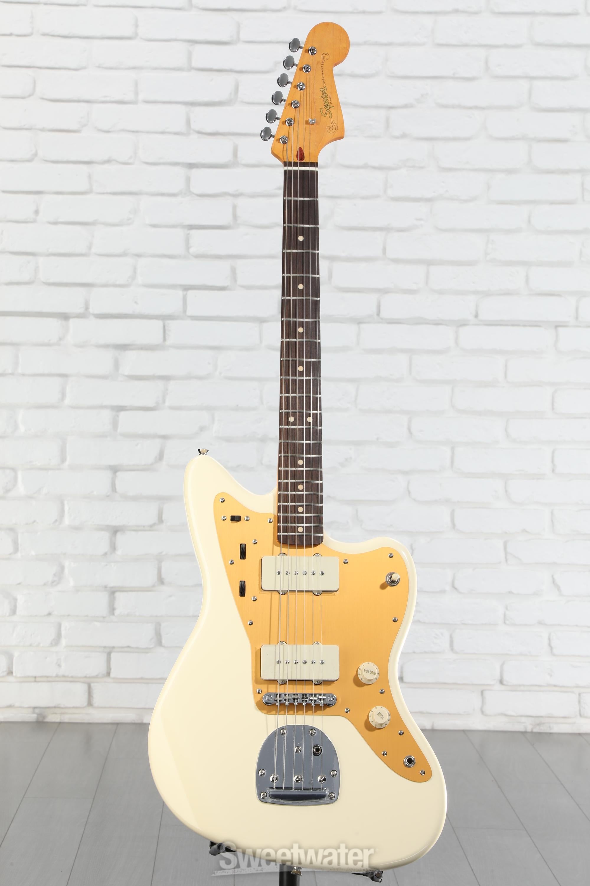 Squier J Mascis Signature Jazzmaster - Vintage White with Indian Laurel Fingerboard