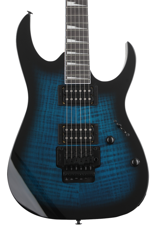 Ibanez Gio RG320FAT Electric Guitar - Transparent Blue Sunburst