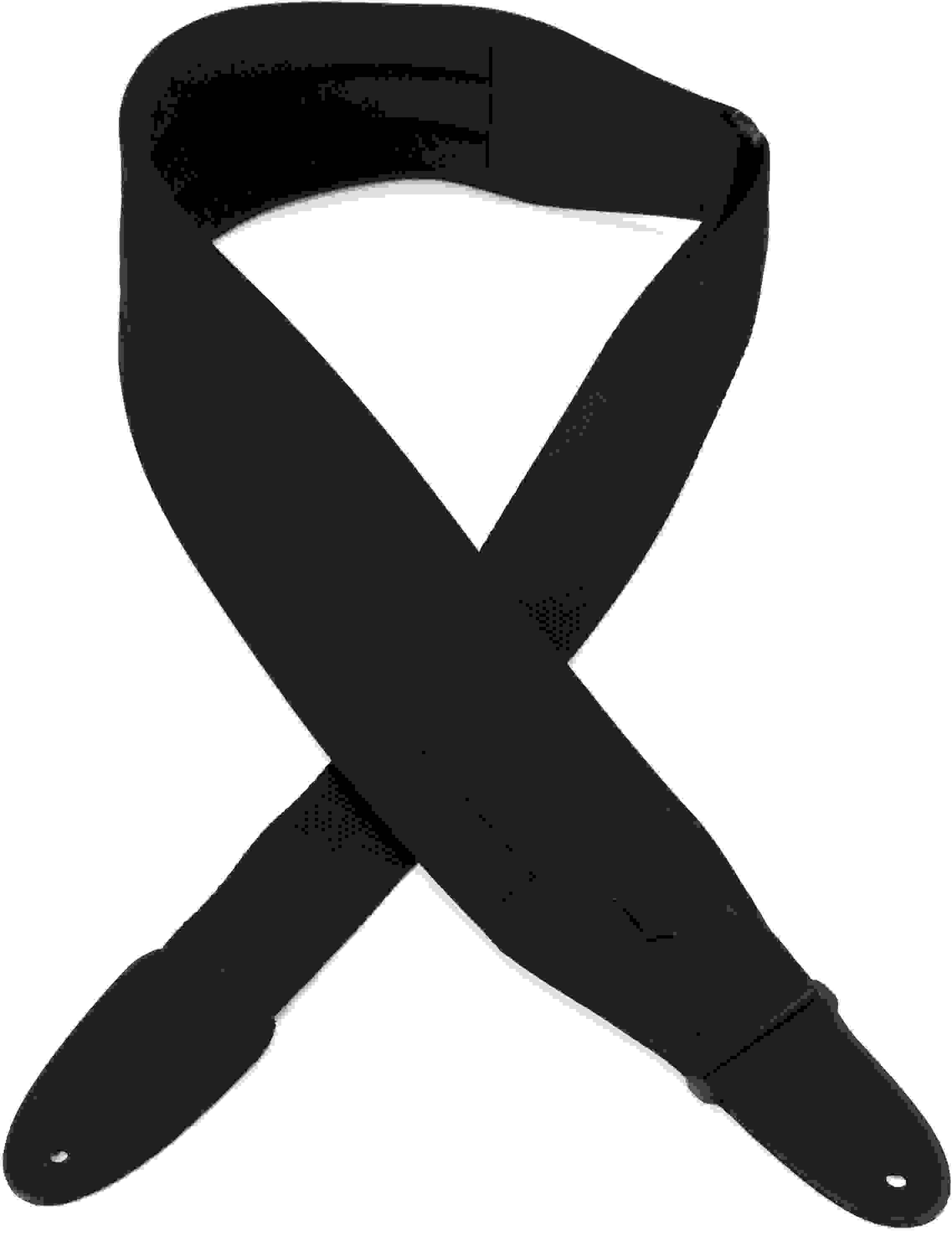 Levy's PM48NP3 Neoprene Guitar Strap - Black