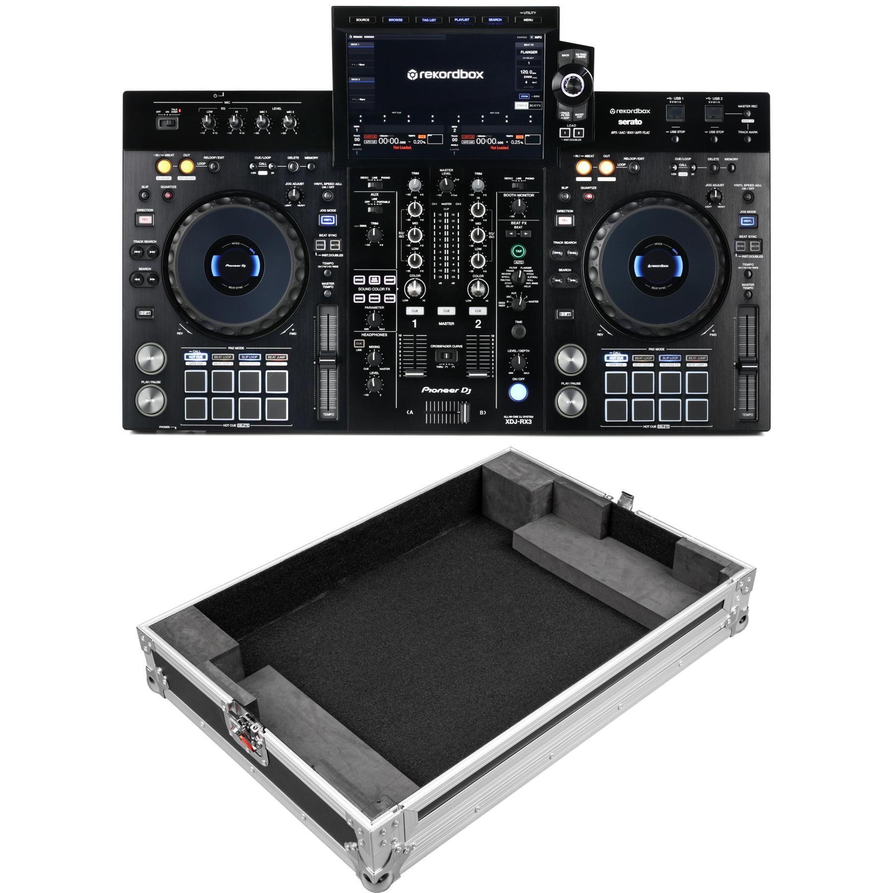 Pioneer DJ XDJ-RX3 Digital DJ System and Flight Case Bundle