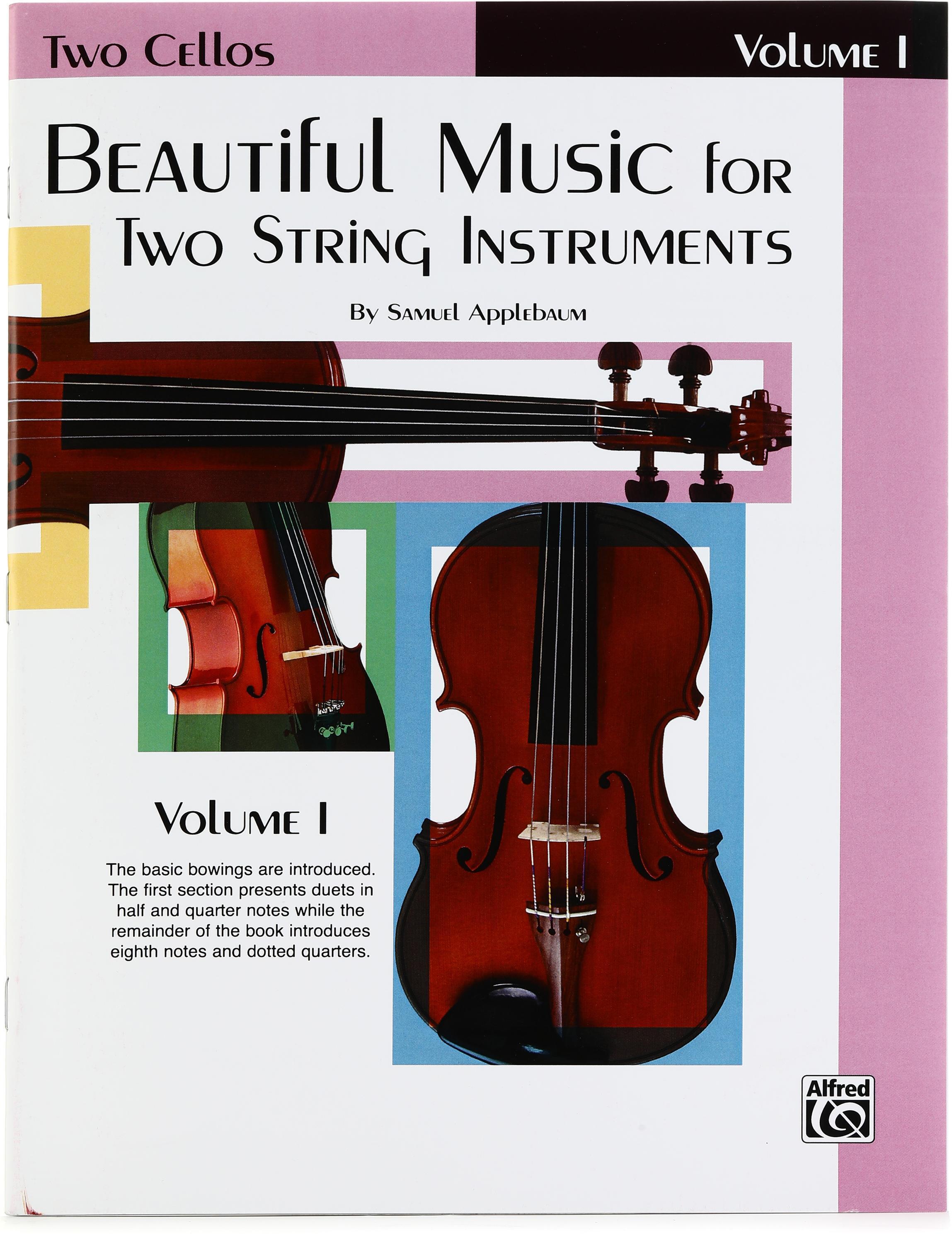 Alfred Beautiful Music for Two String Instruments - Book 1, Cello ...