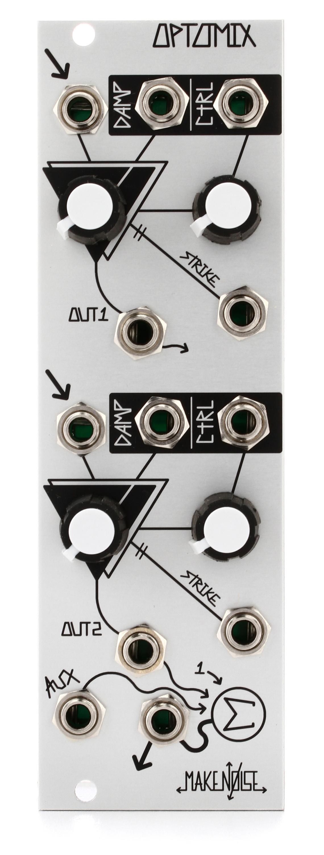Make Noise Optomix 2ch Low Pass Gate Eurorack Module Sweetwater