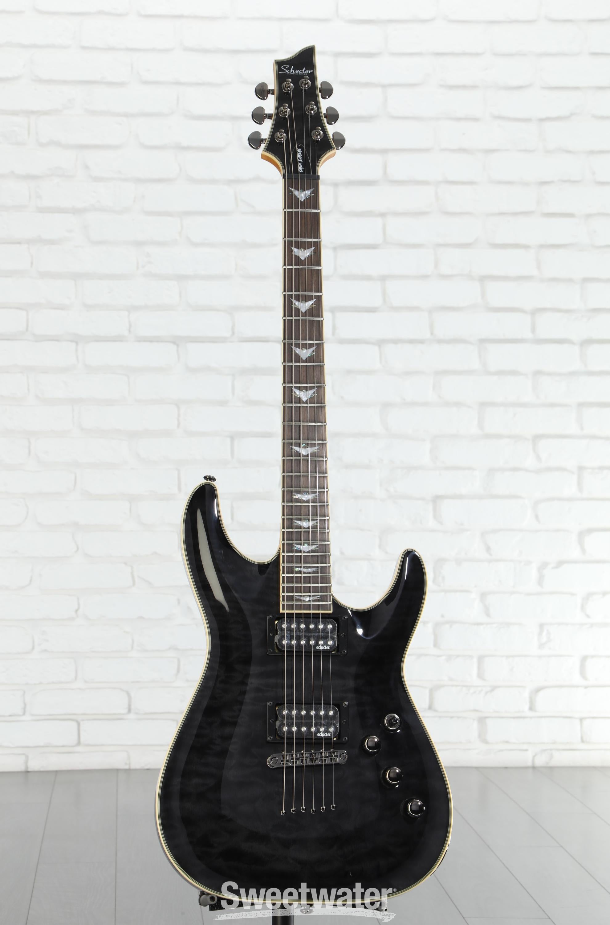 Schecter Omen Extreme-6 Electric Guitar - See-Thru Black | Sweetwater