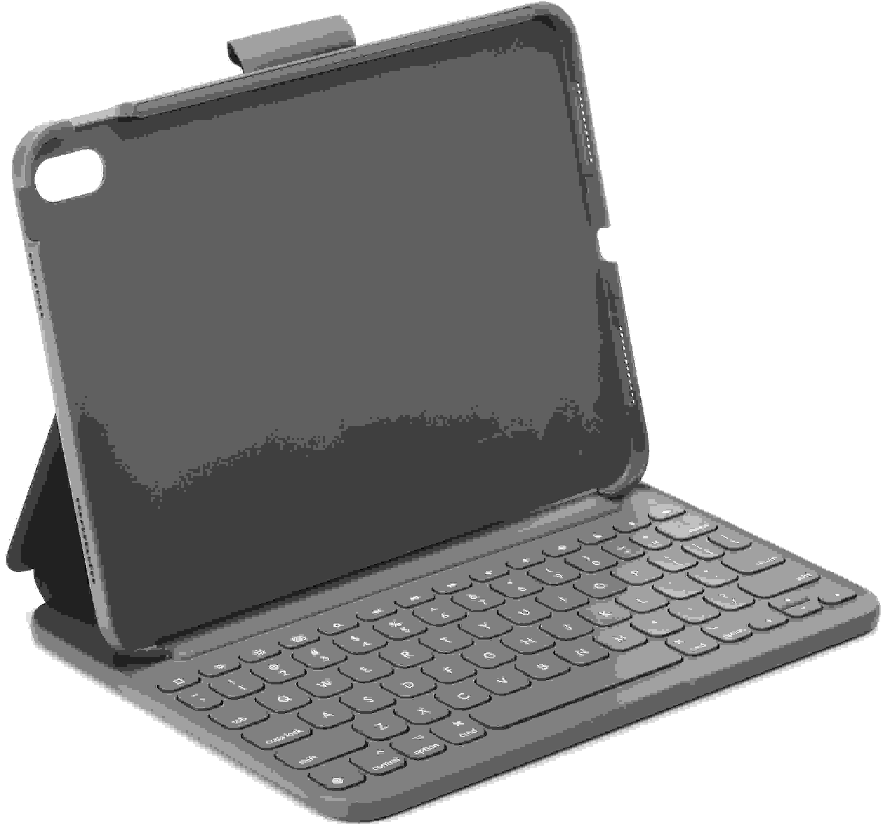 Logitech Slim Folio Keyboard Case for iPad (10th Gen) - Oxford Grey
