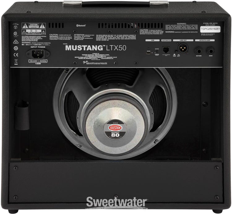 Fender Mustang LTX50 50-watt 1 x 12-inch Combo Amplifier