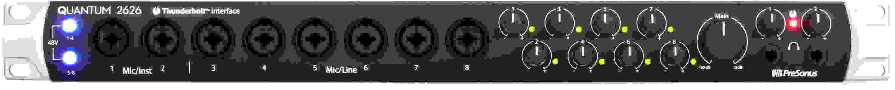 PreSonus Quantum 2626 26x26 Thunderbolt 3 Audio Interface