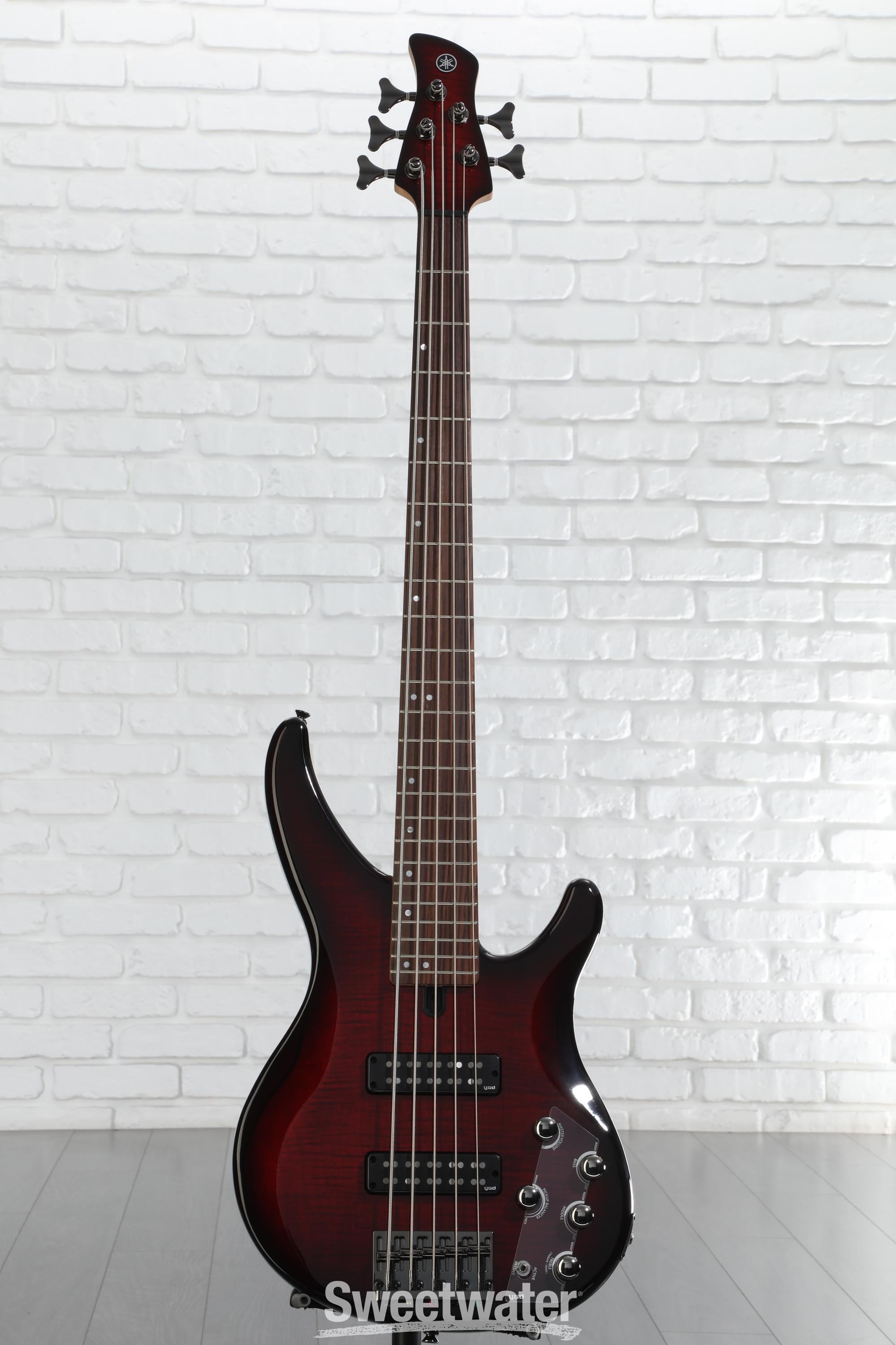 YAMAHA TRBX605FM ブラック Yamaha TRBX605FM 5-String Electric Bass Guitar Translucent