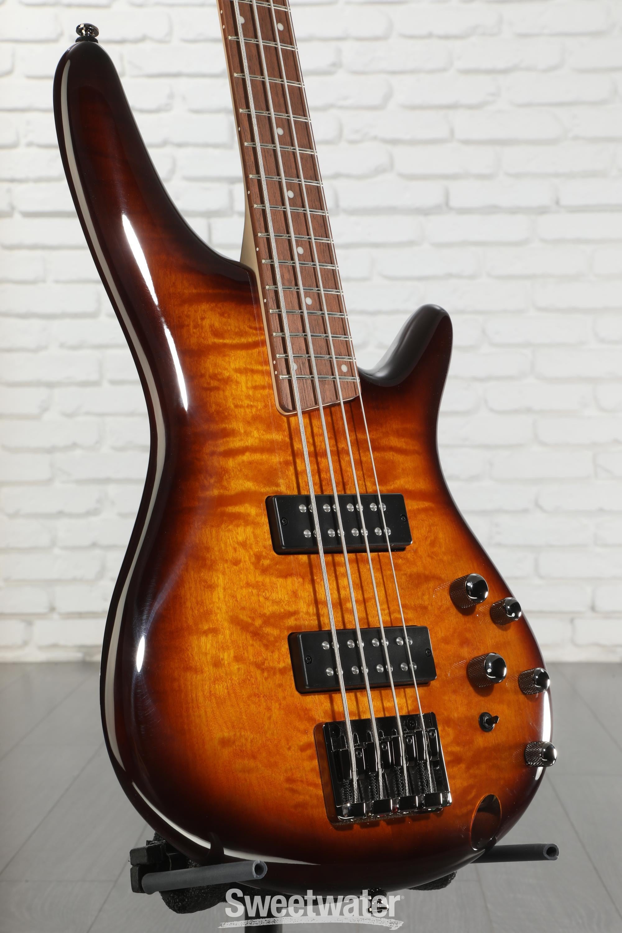 Ibanez Standard SR400EQM Bass Guitar - Dragon Eye Burst Reviews