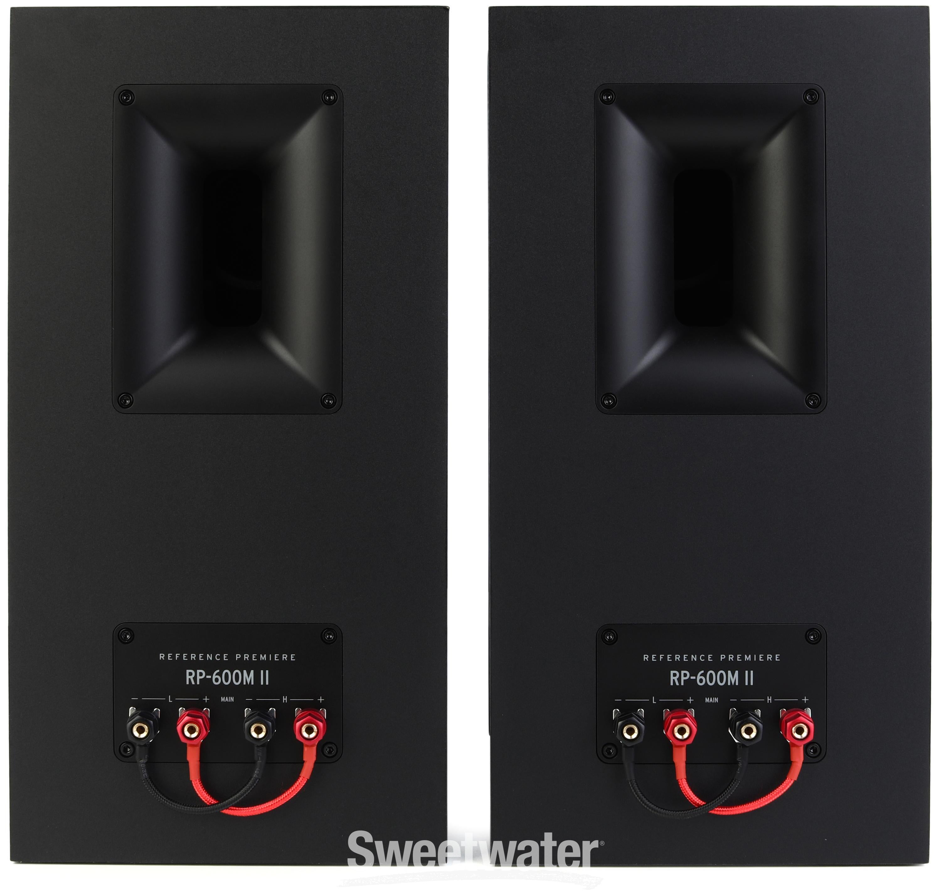 Klipsch RP-600M II Passive Bookshelf Speaker Pair - Ebony