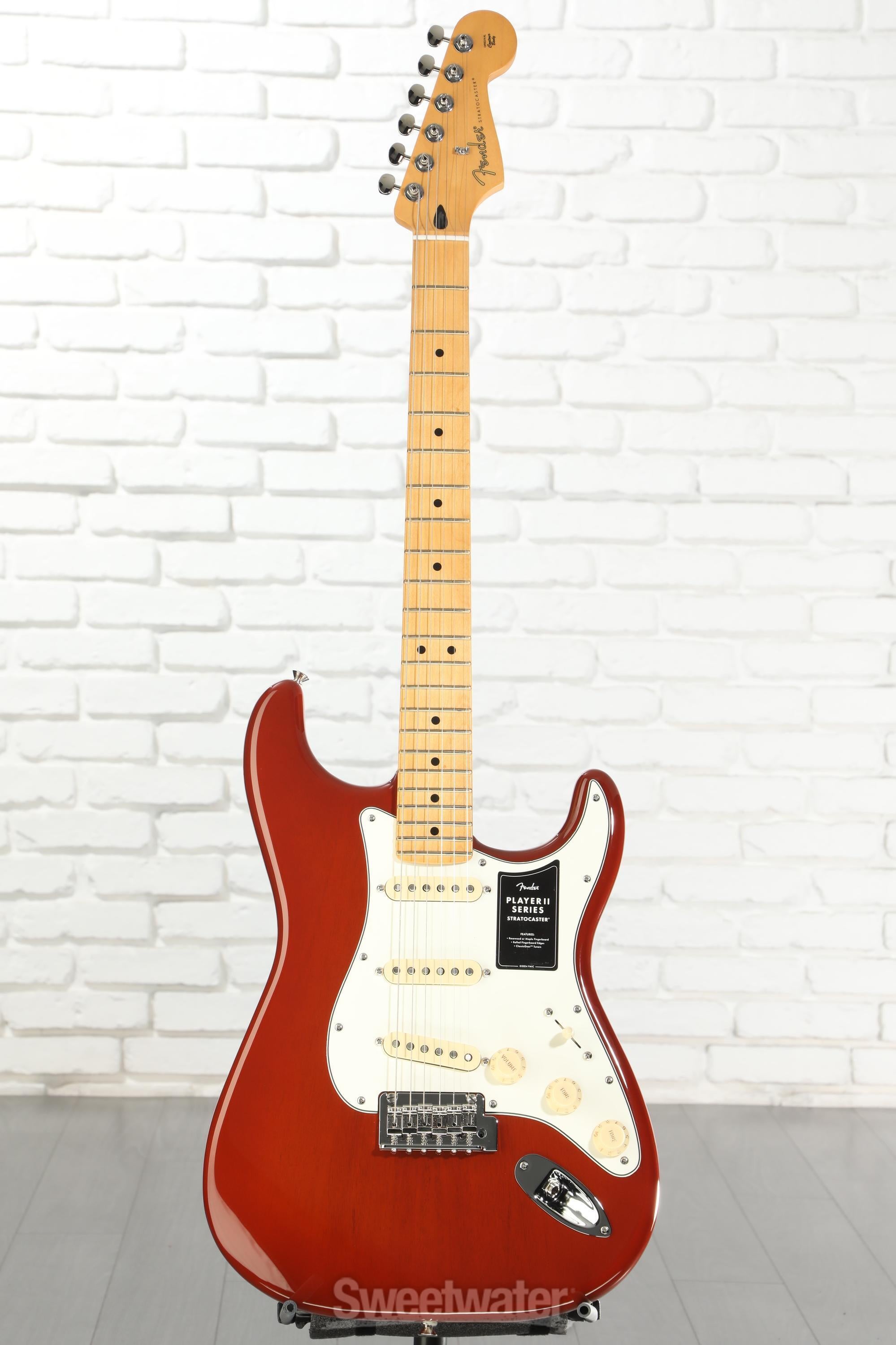 Fender Player II Stratocaster Electric Guitar - Transparent Mocha