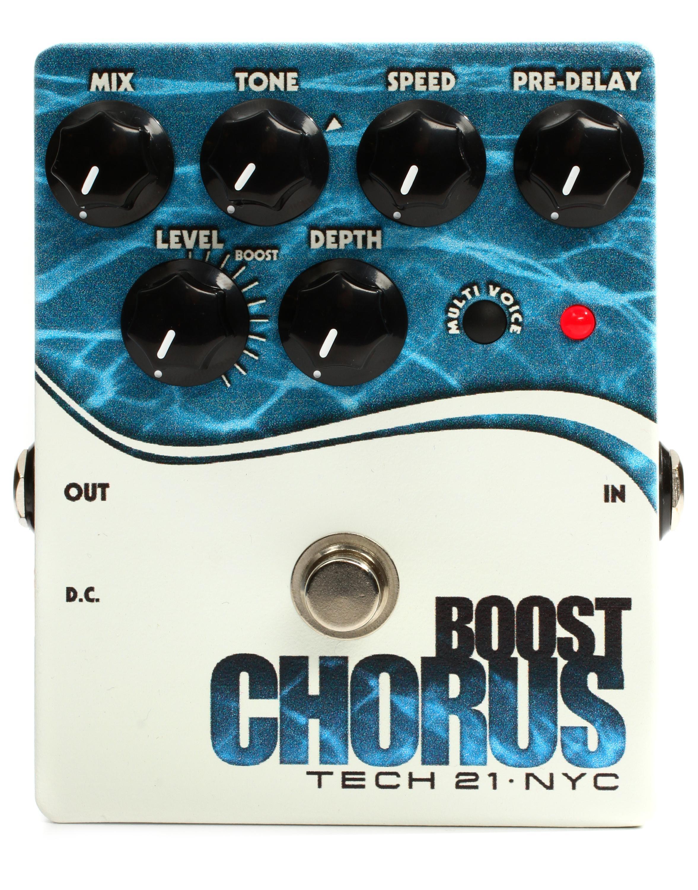 TECH 21 BOOST CHORUS エフェクター♪G3503-