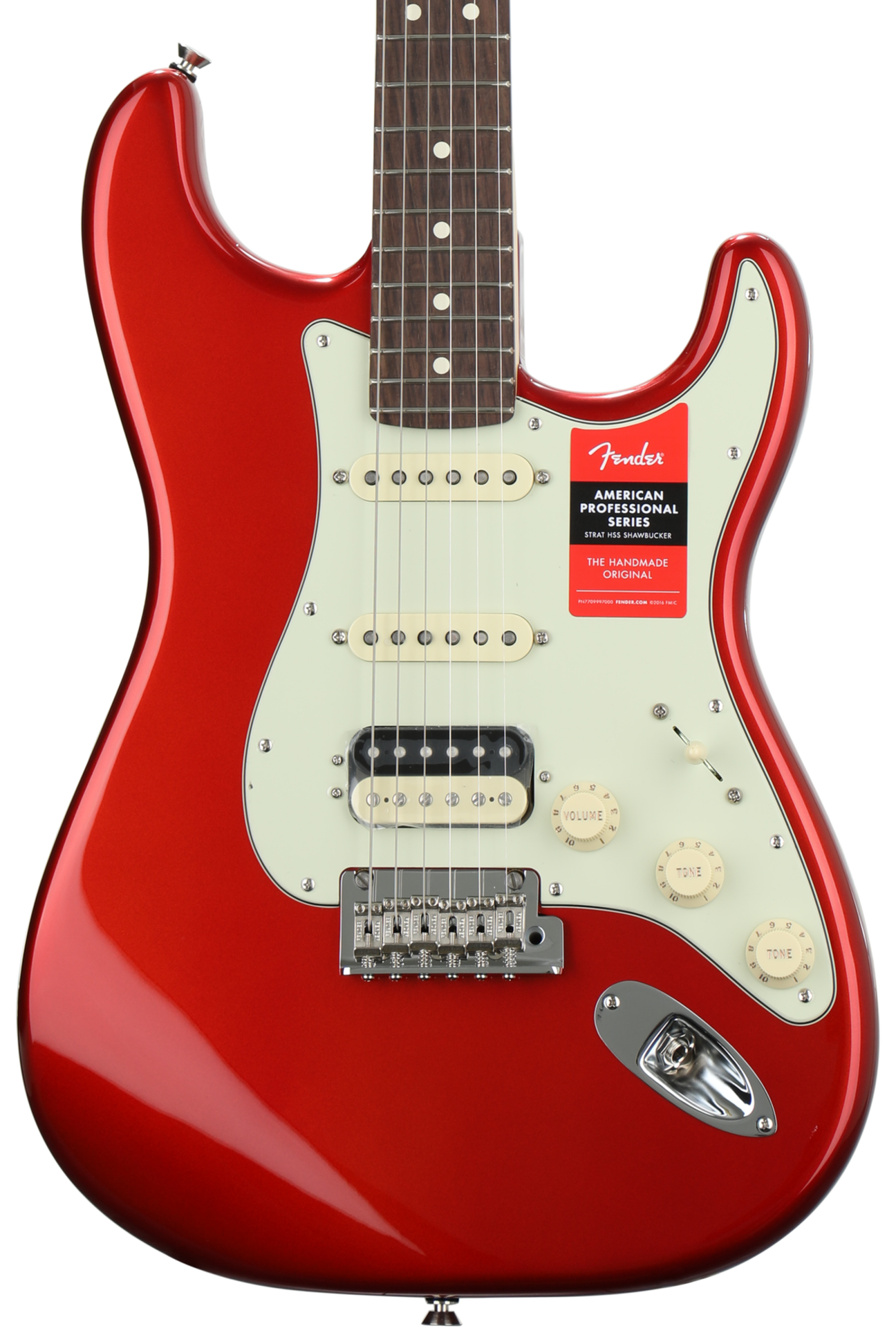 Fender American Professional HSS Shawbucker Stratocaster - Candy Apple Red with Rosewood Fingerboard