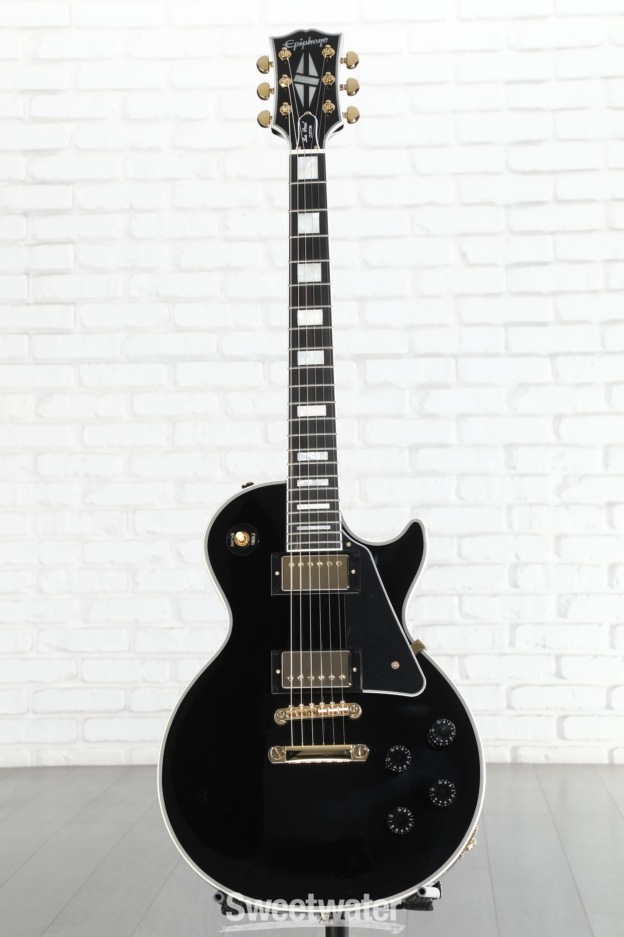 Epiphone Inspired by Gibson Custom Les Paul Custom Electric Guitar