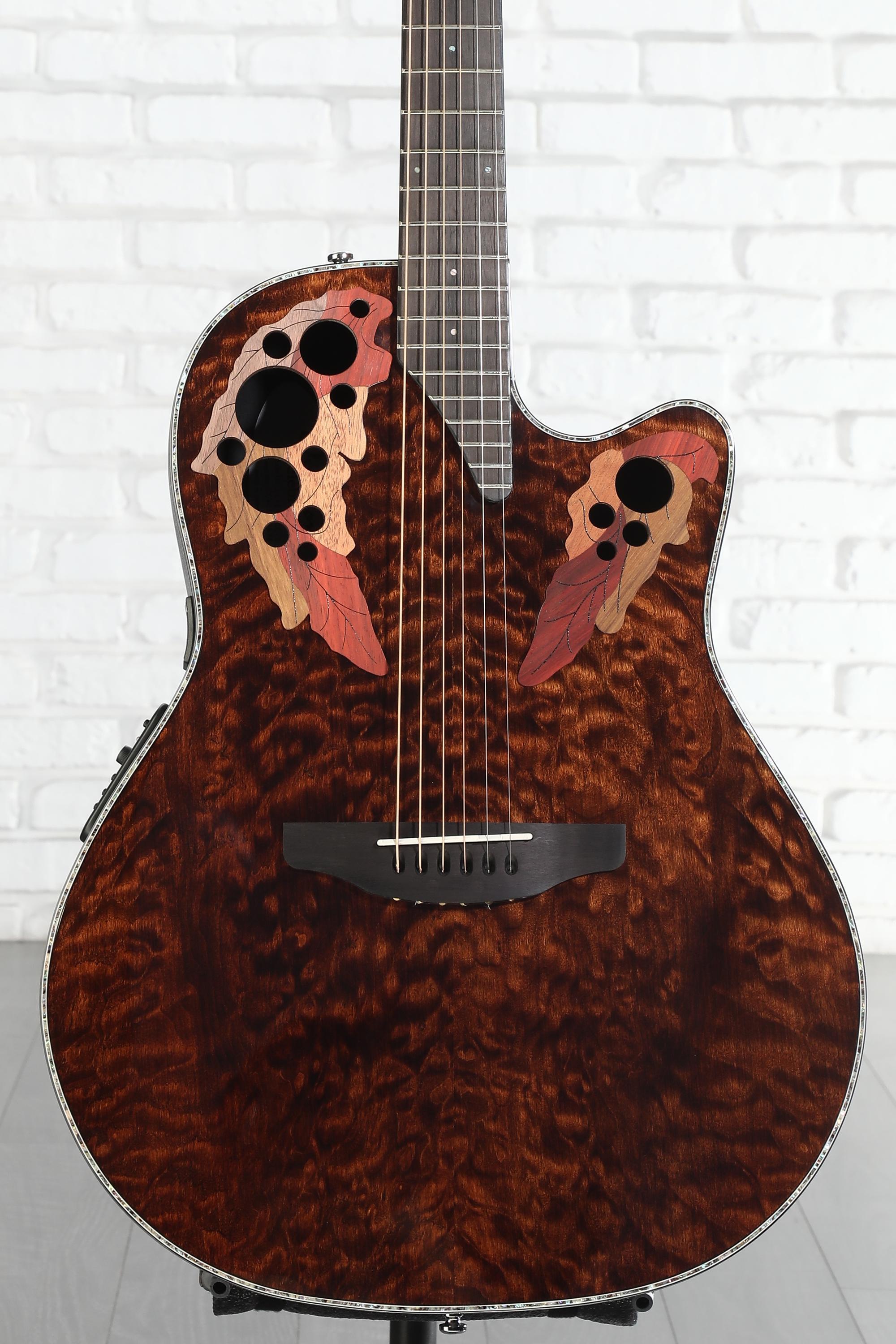 Ovation Celebrity Elite Plus CE44P-TGE Mid-Depth Acoustic-Electric