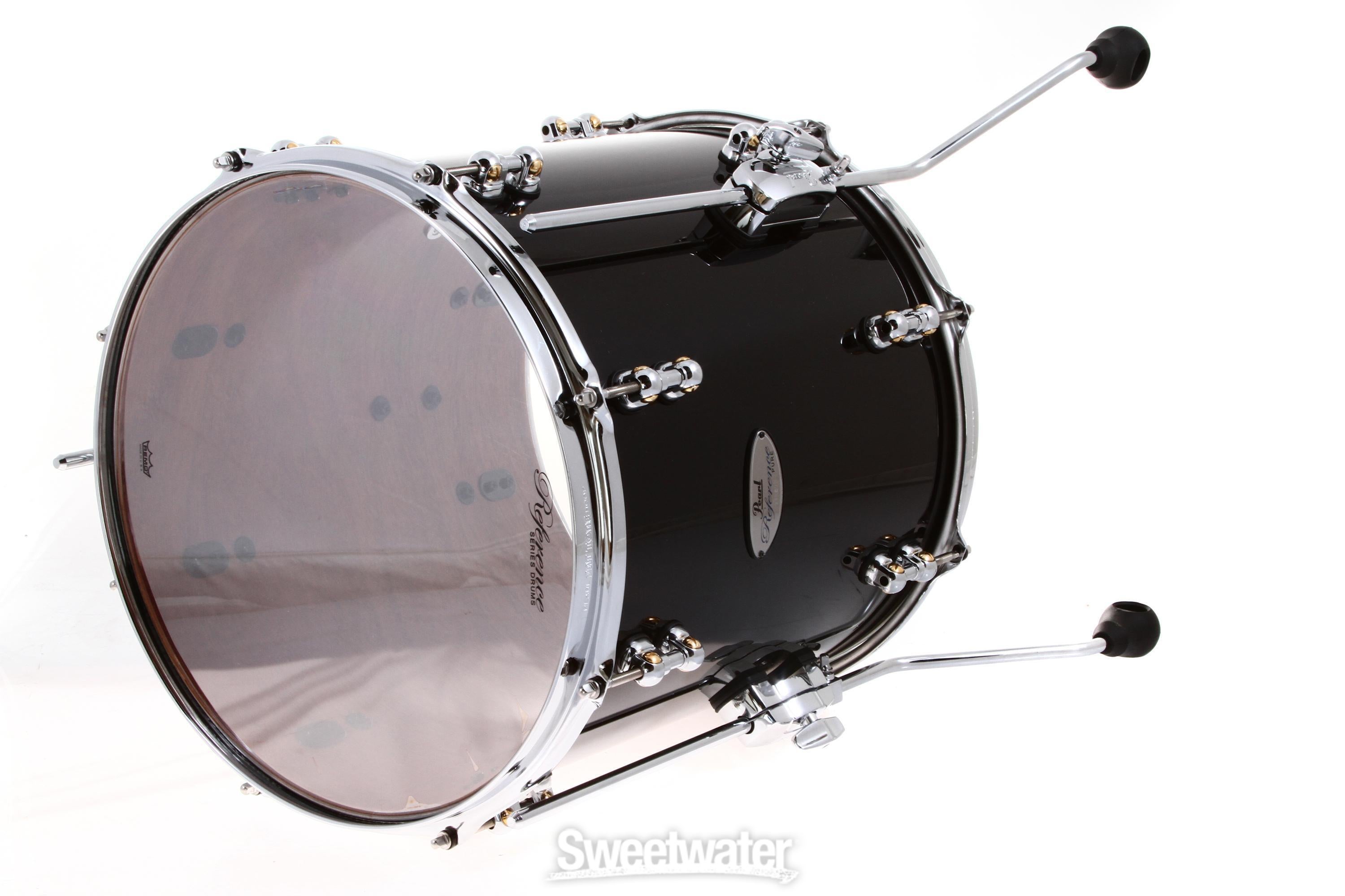 Pearl Reference Pure Series Floor Tom - 14 x 14 inch - Piano Black |  Sweetwater