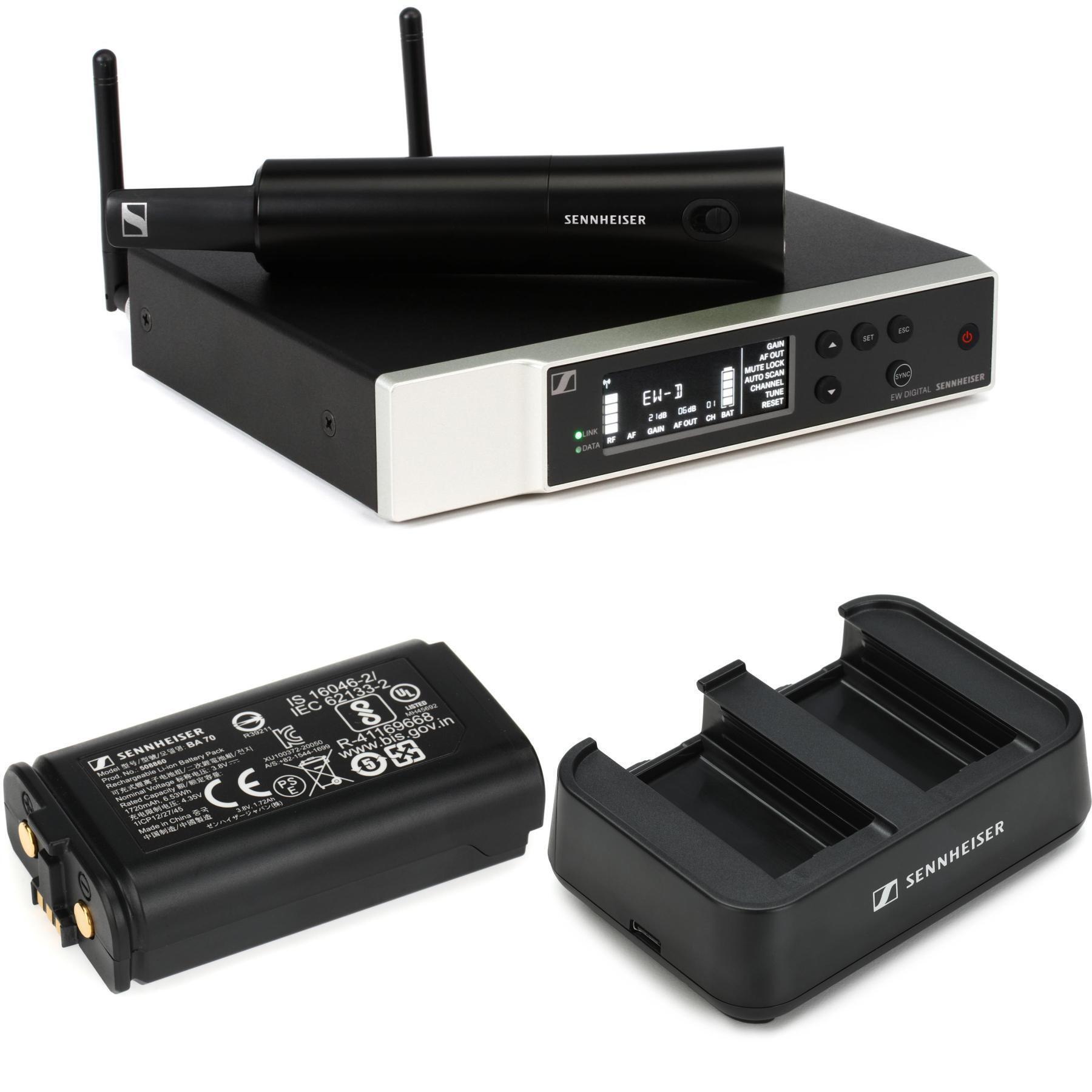 Sennheiser EW-D SKM-S Wireless Handheld Base System with Rechargeable ...