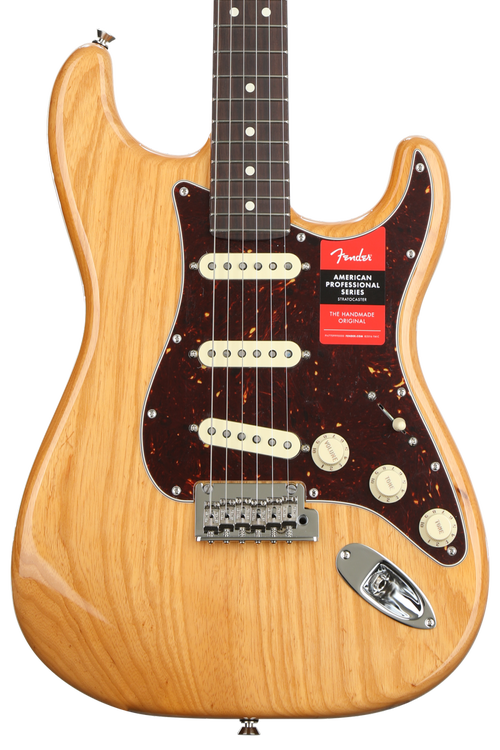 Fender Limited Edition Lightweight Ash American Professional Stratocaster -  Aged Natural