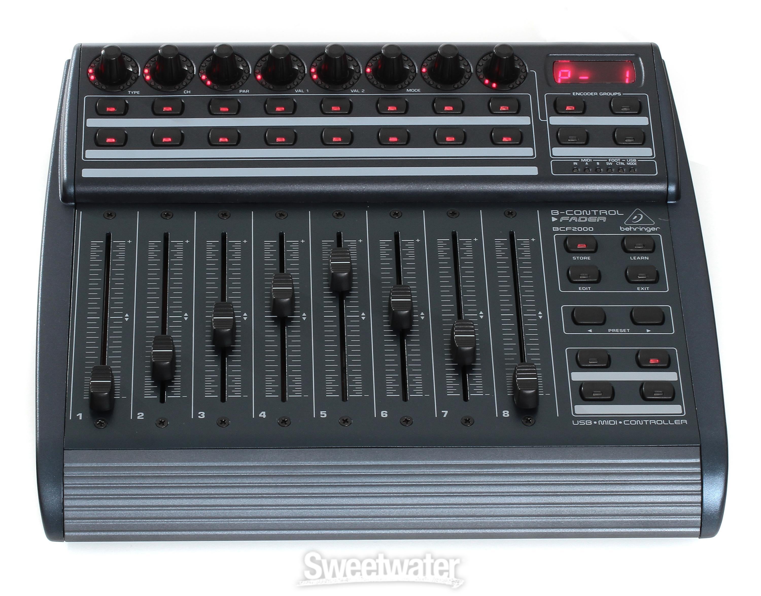 Behringer B-Control Fader BCF2000 Reviews | Sweetwater