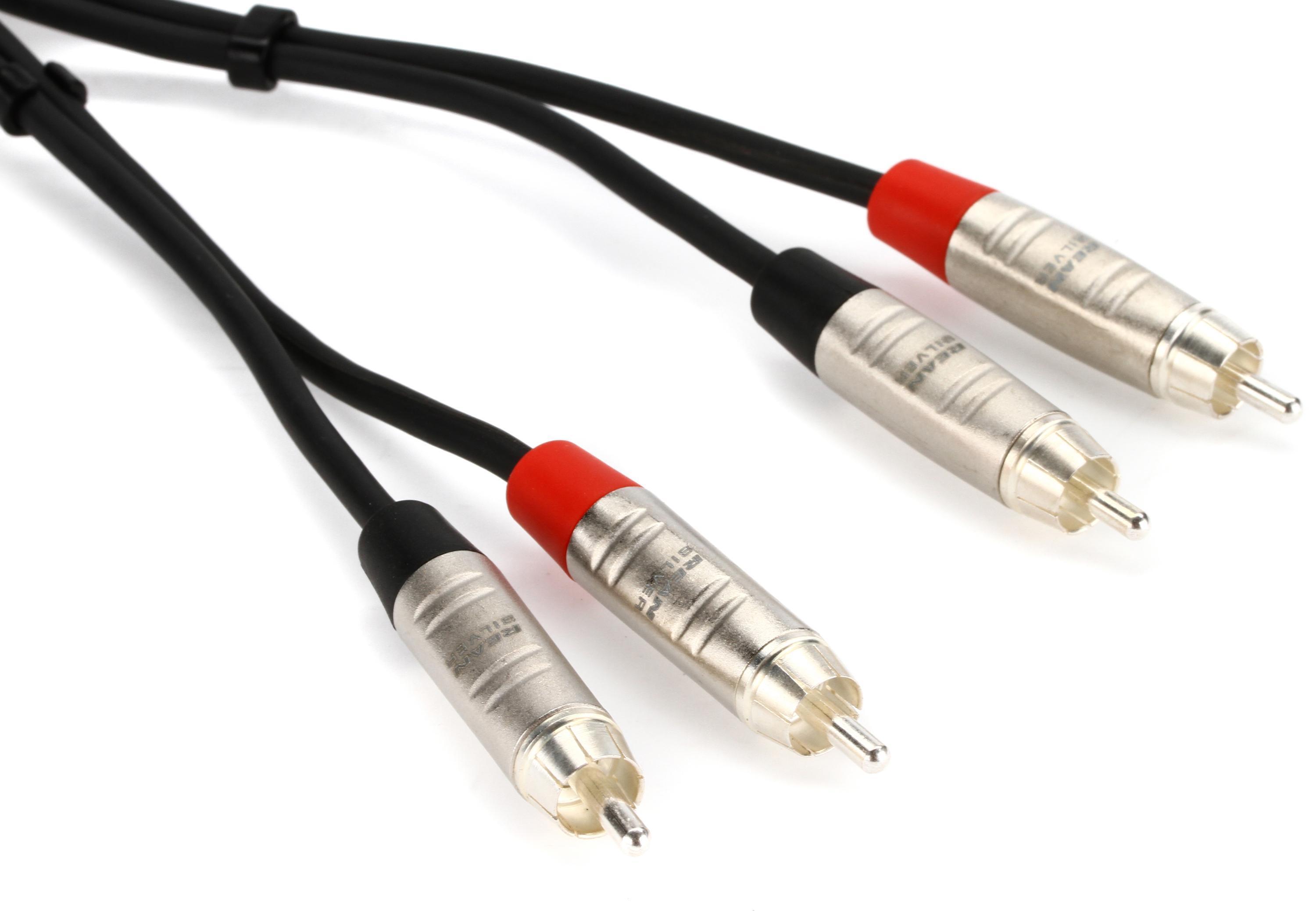 RCA 真空管 13本セット Hosa HRR-050X2 Pro Stereo Interconnect Dual RCA Cable - 50 foot