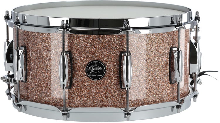 Gretsch Drums Renown Series Snare Drum - 6.5 inches x 14 inches, Champagne Sparkle