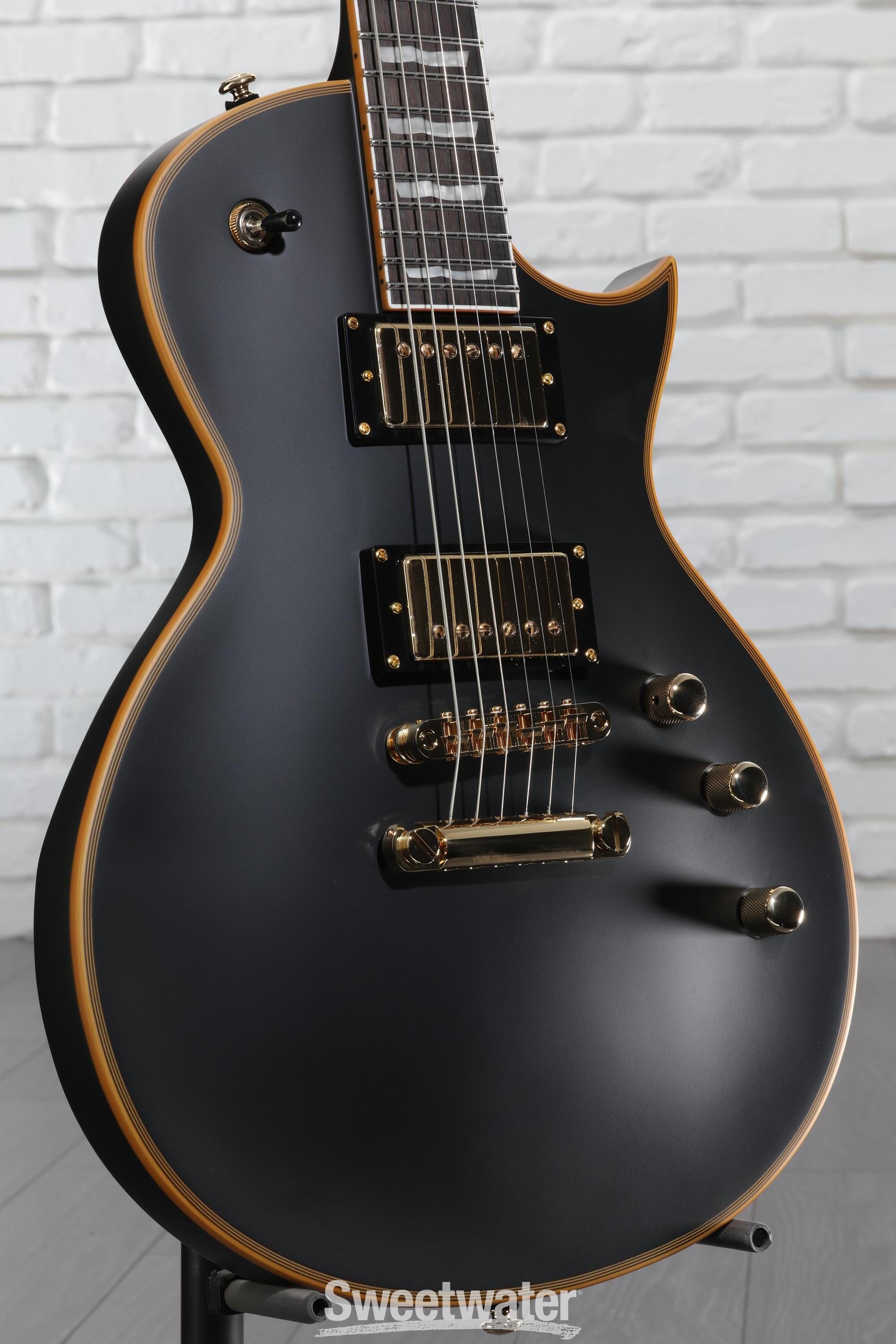 ESP LTD EC-1000 Duncan Electric Guitar - Vintage Black | Sweetwater