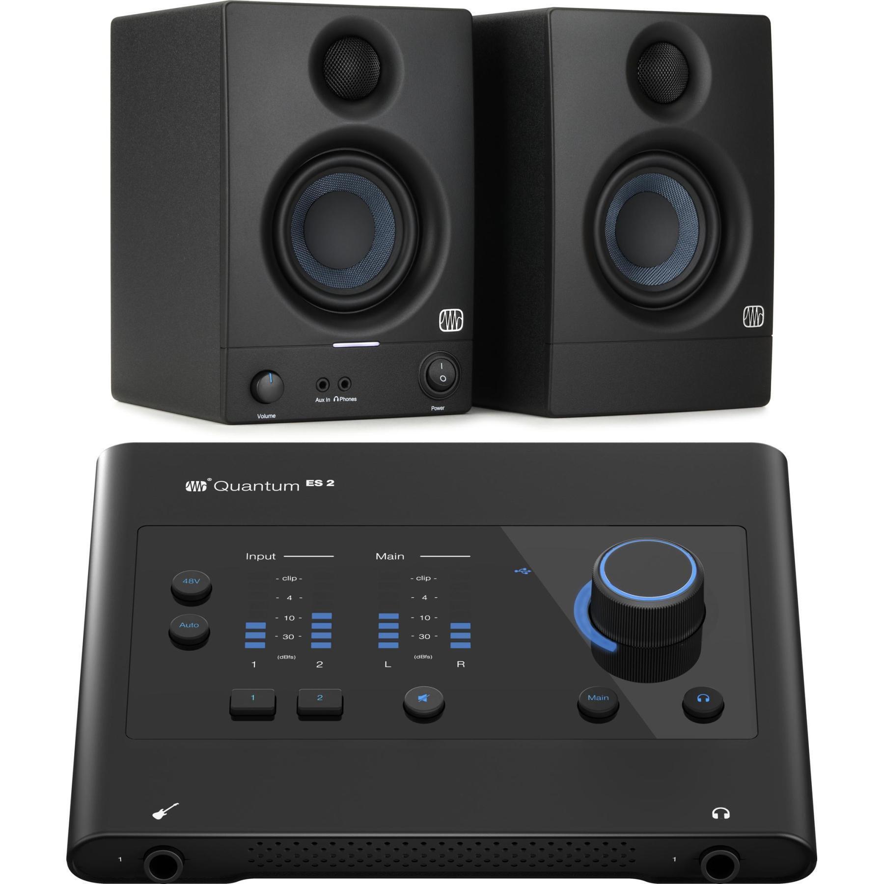 新品】studio one pro &Quantum ES2＆Eris 3.5 PreSonus Quantum ES 2