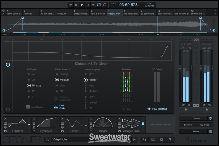 iZotope Ozone 7 Mastering Suite | Sweetwater