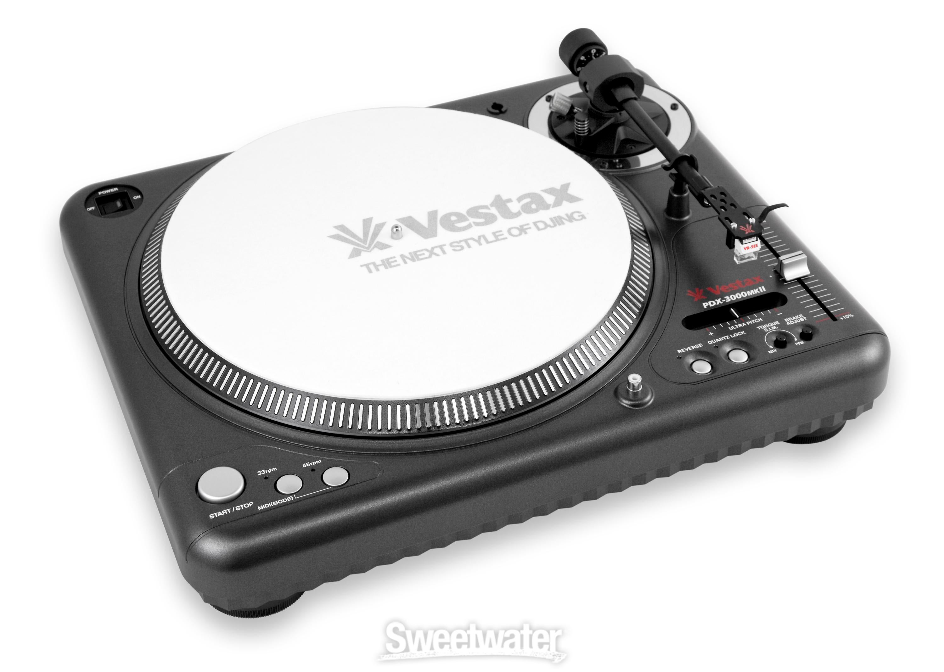 Vestax ターンテーブル PDX-3000MK2 ダイレクトドライブ MID - DJ機器