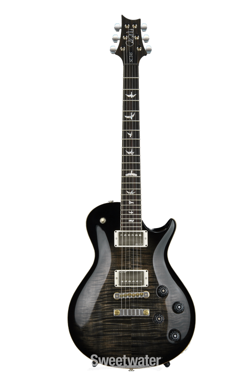 レア! PRS SC245 Artist Package Singlecut PRS SC 245 - Charcoal Burst, Figured Maple | Sweetwater