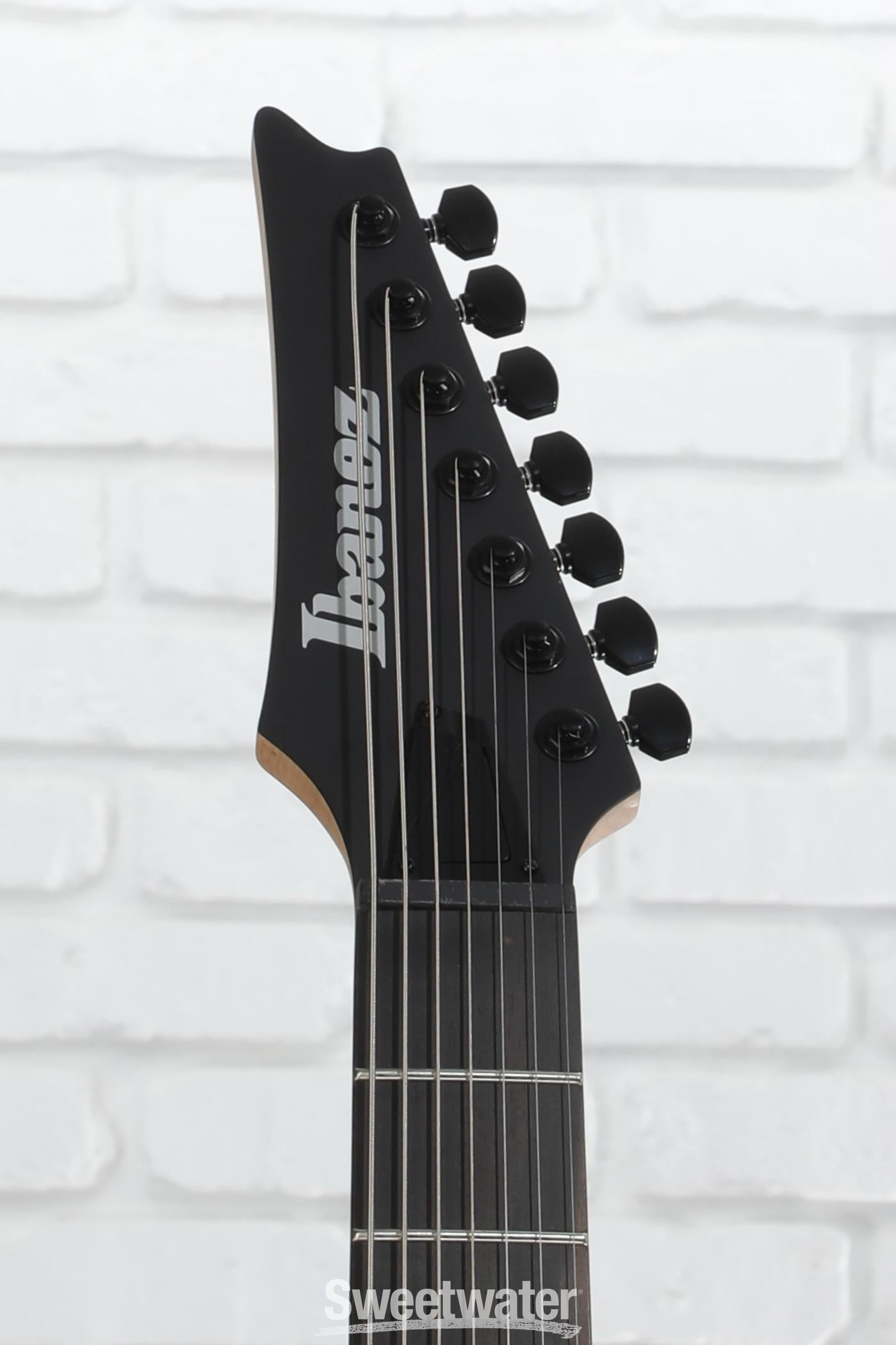 Ibanez Iron Label RGIXL7 - Black Flat | Sweetwater